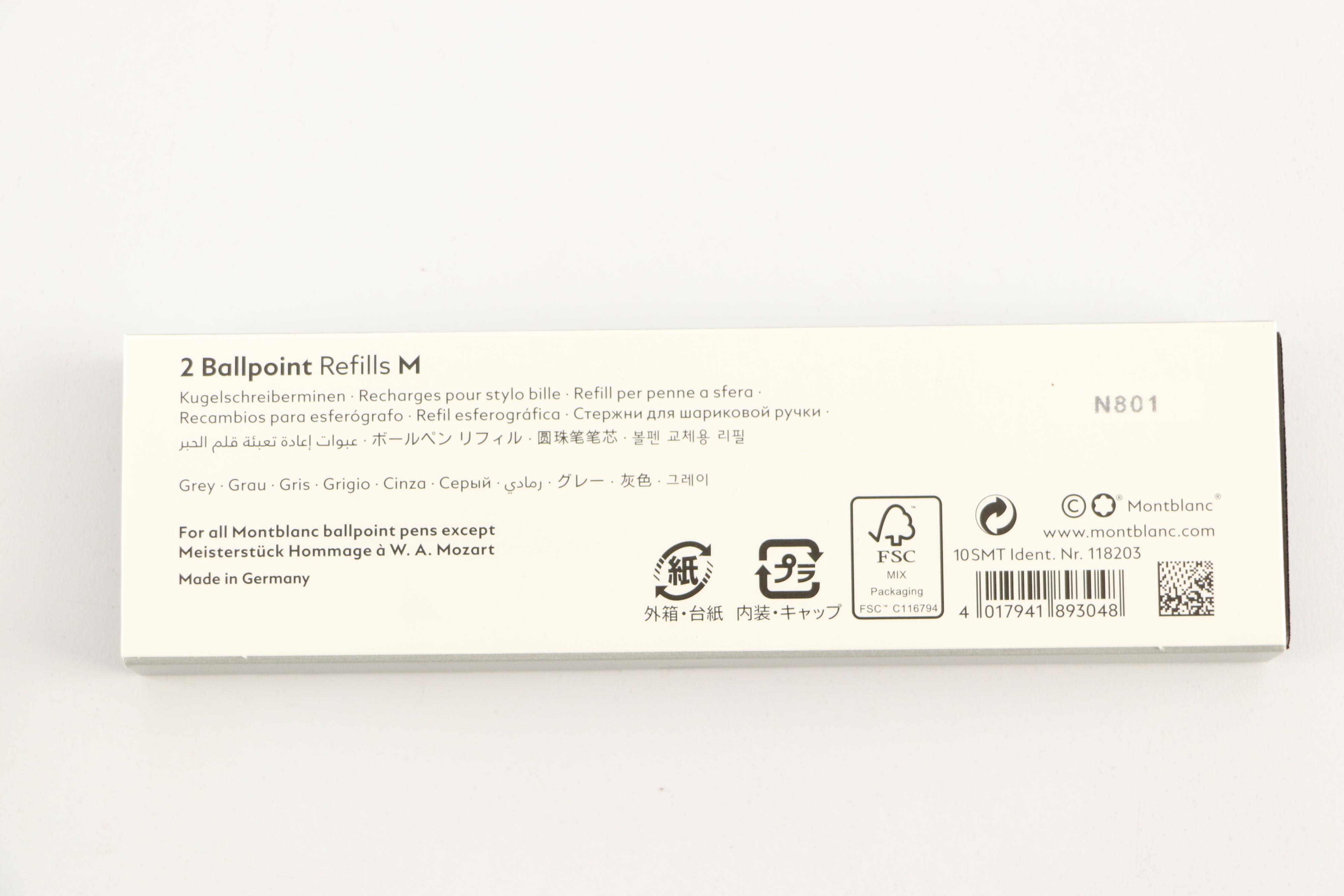 Montblanc Travel Watch Cases, Ballpoint Pen Refills, Men's Wallet & Notepad