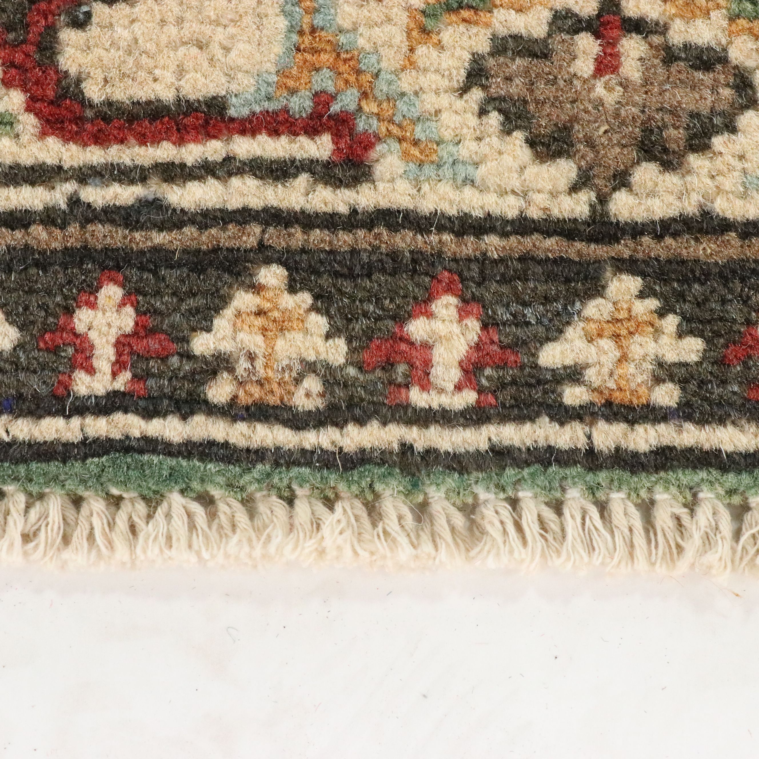 2'1 x 3'1 Hand-Knotted Afghan Kazak Accent Rug