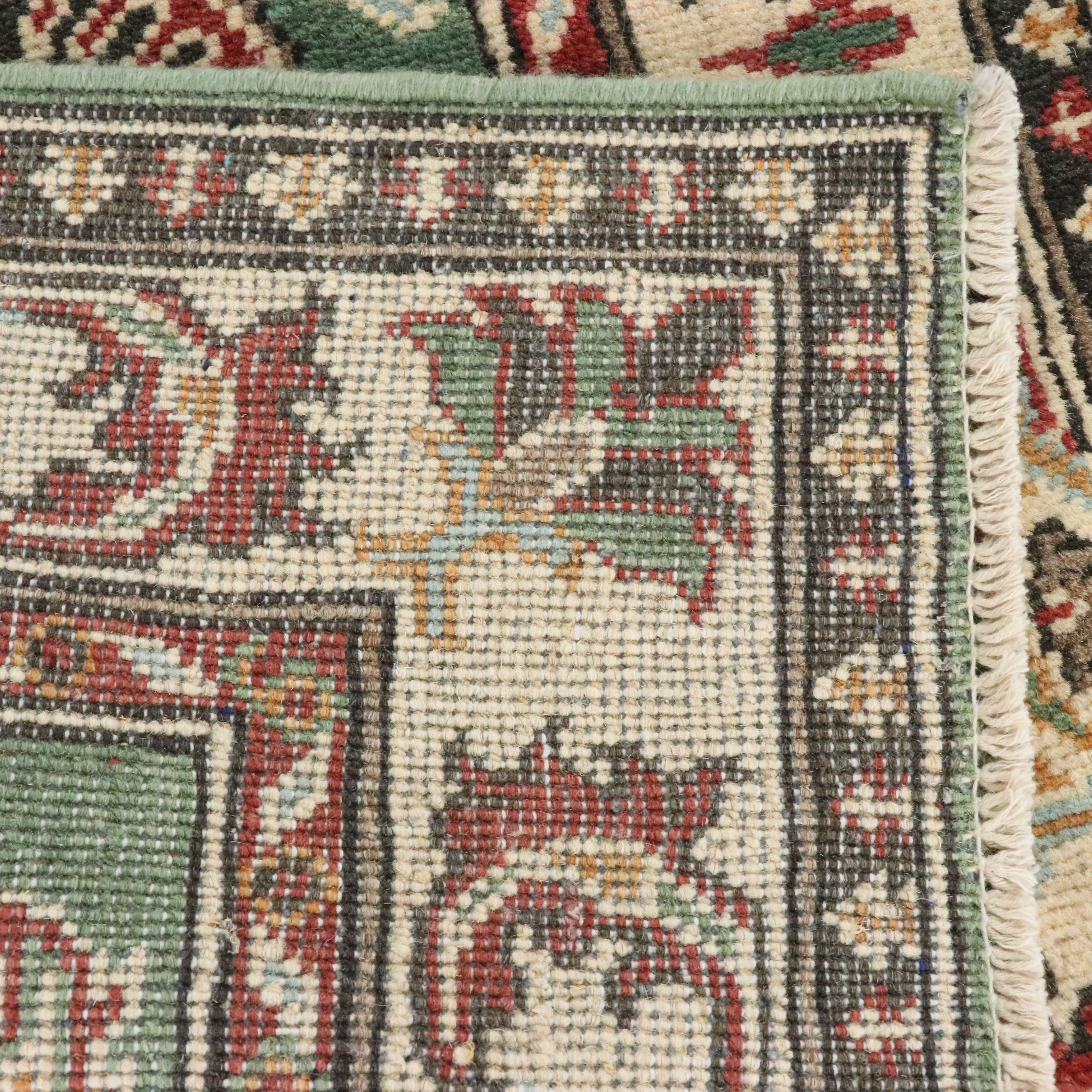 2'1 x 3'1 Hand-Knotted Afghan Kazak Accent Rug