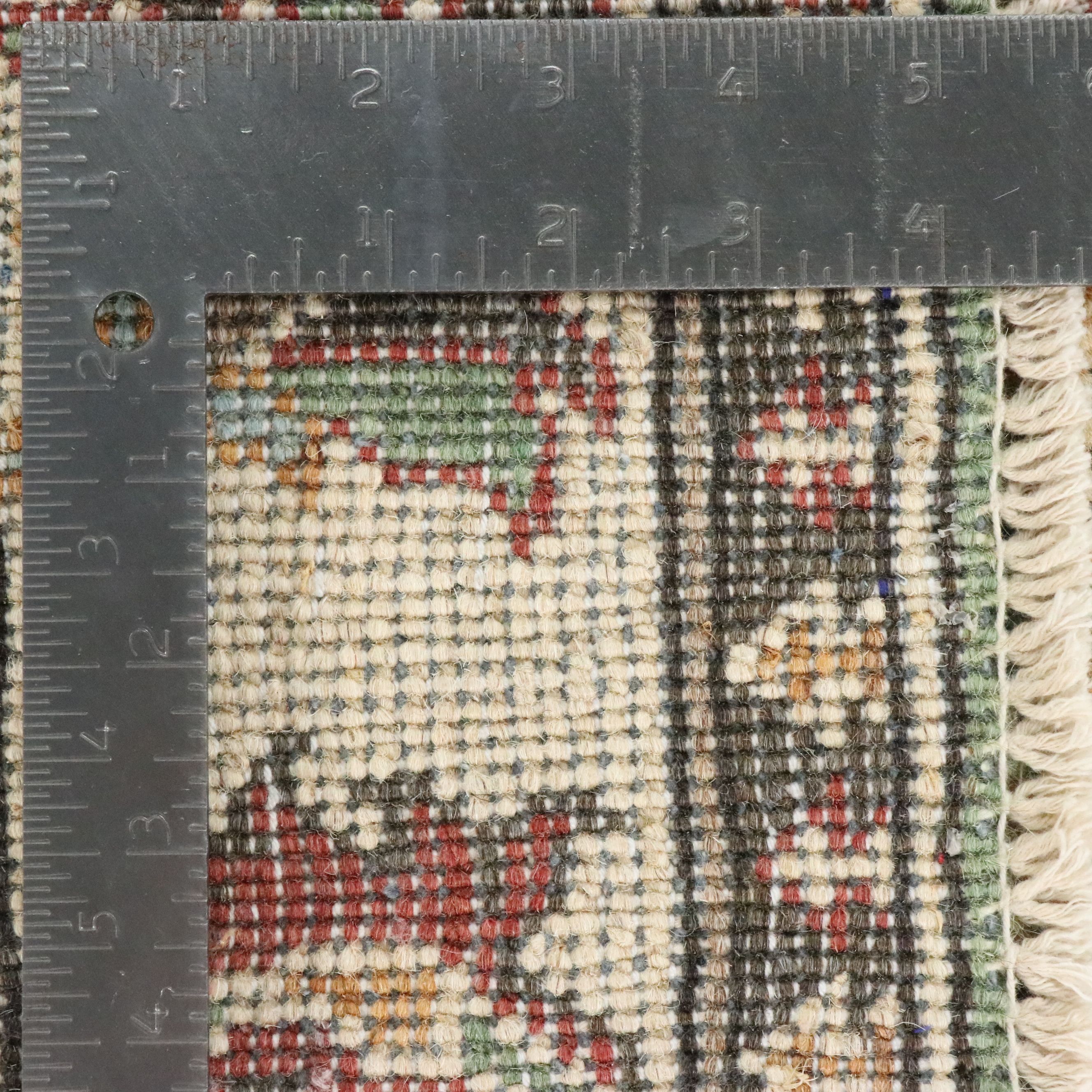 2'1 x 3'1 Hand-Knotted Afghan Kazak Accent Rug