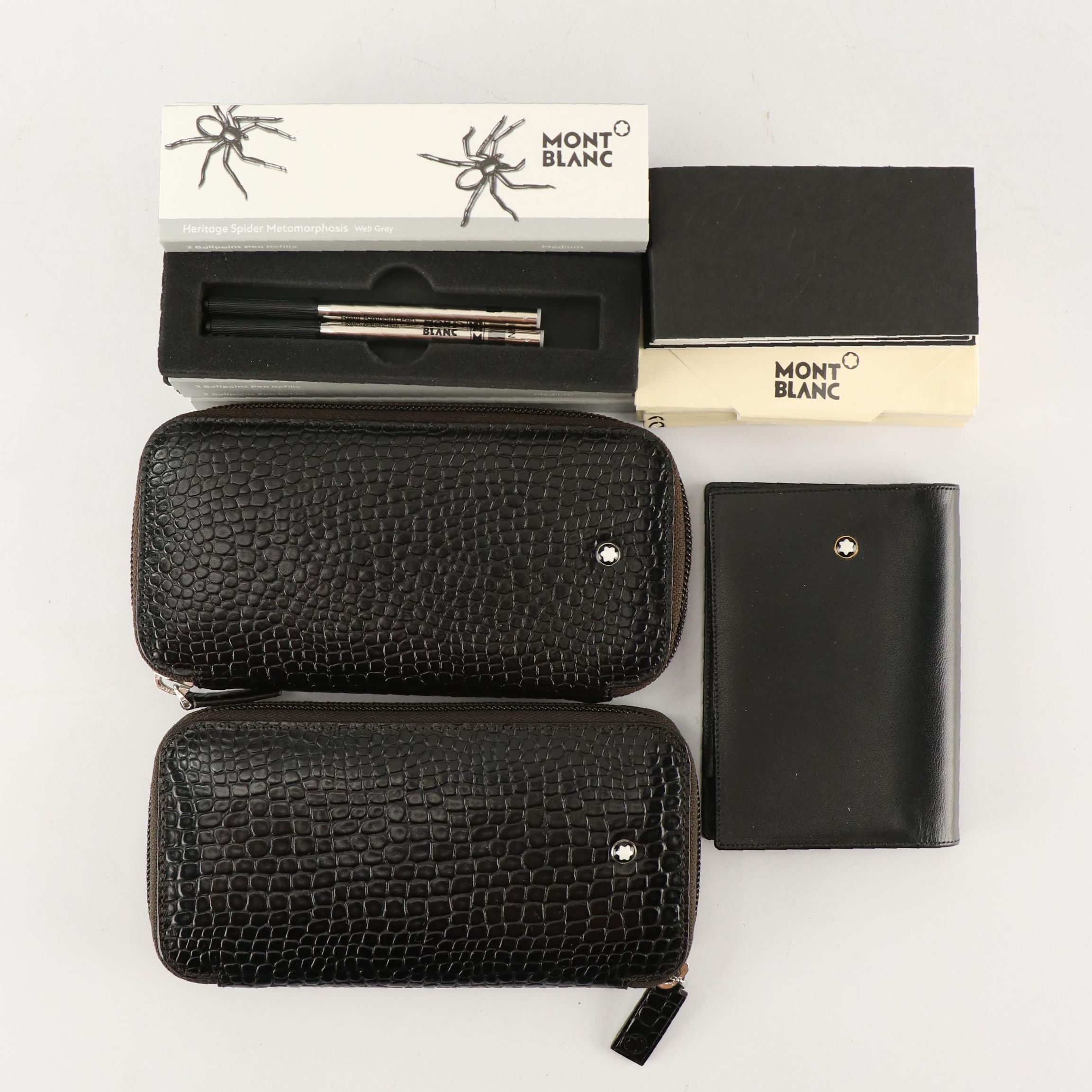 Montblanc Travel Watch Cases, Ballpoint Pen Refills, Men's Wallet & Notepad