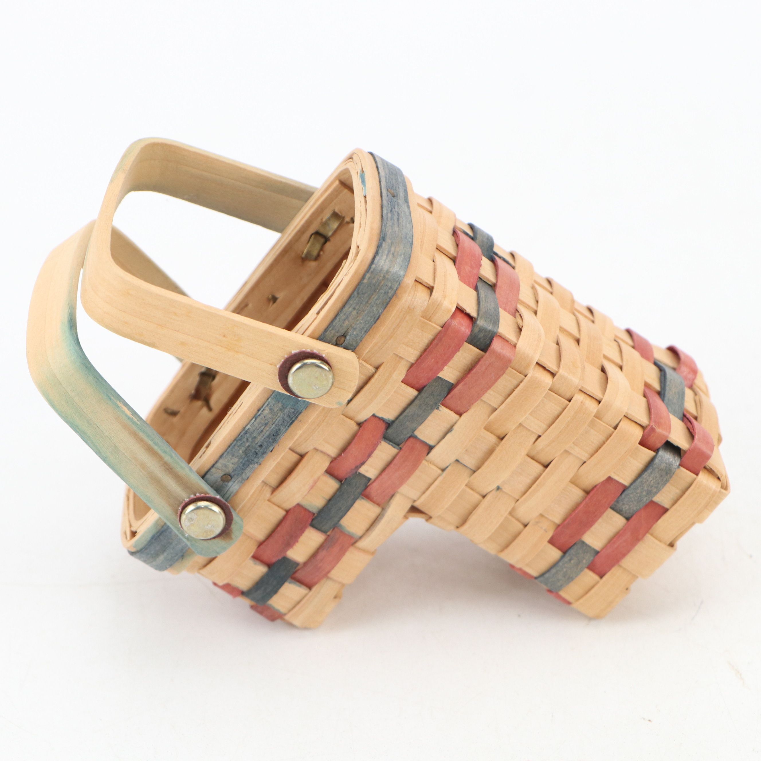 Chinese and Miniature Wicker Stair and Other Baskets