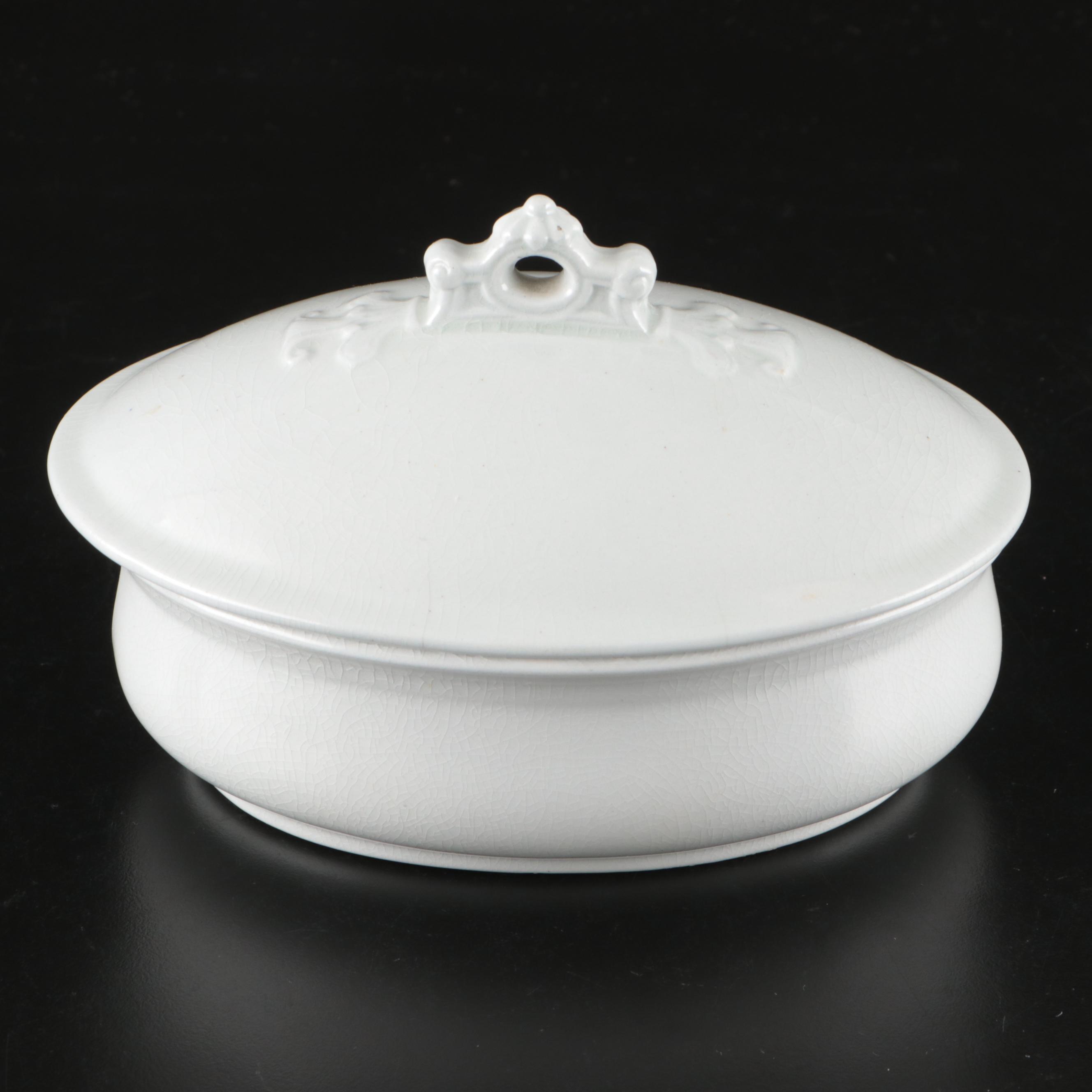 John Edwards Ironstone Butter Dish, Johnson Bros Bowl, and More Tableware