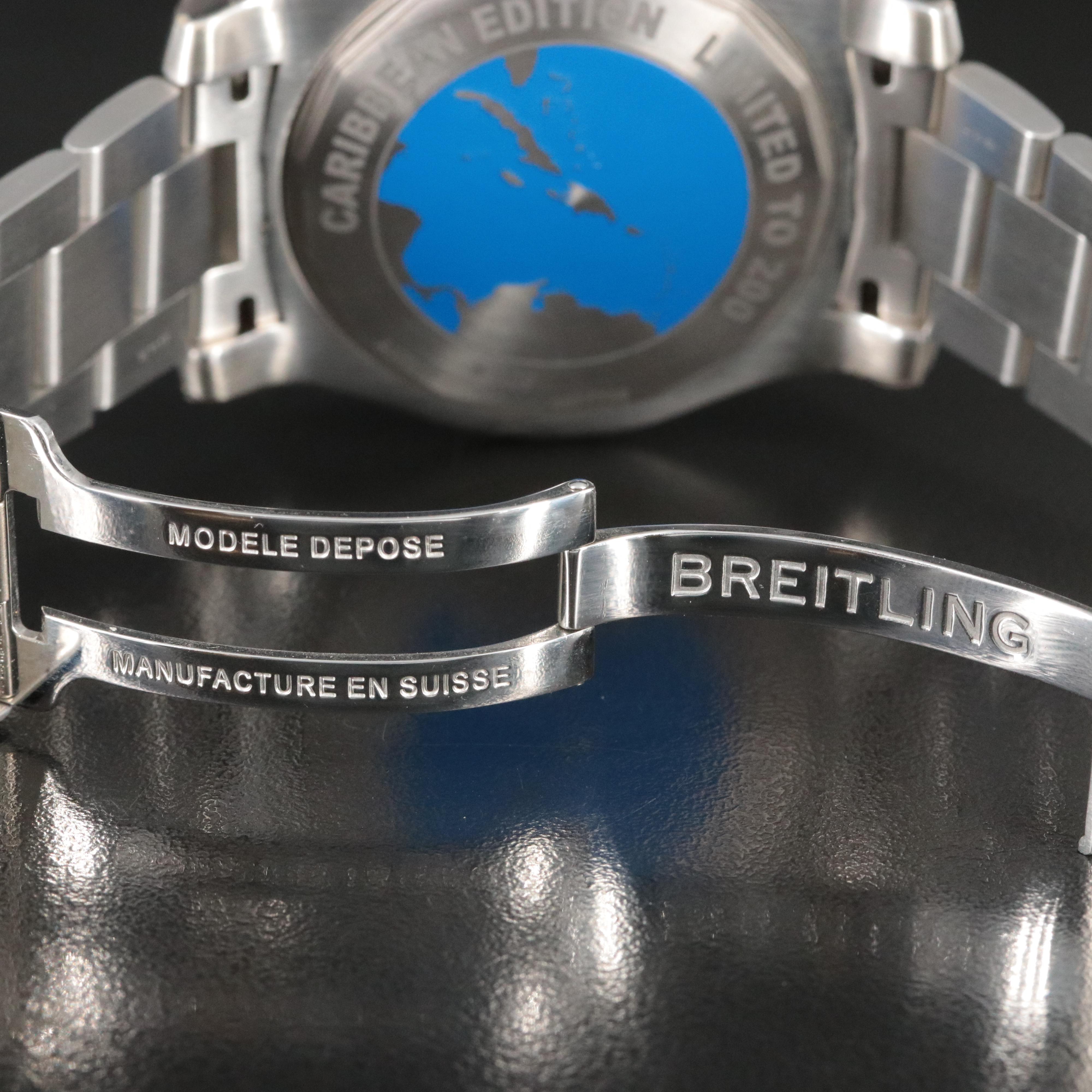 Breitling Caribbean limited Edition Super Avenger II Seawolf Watch