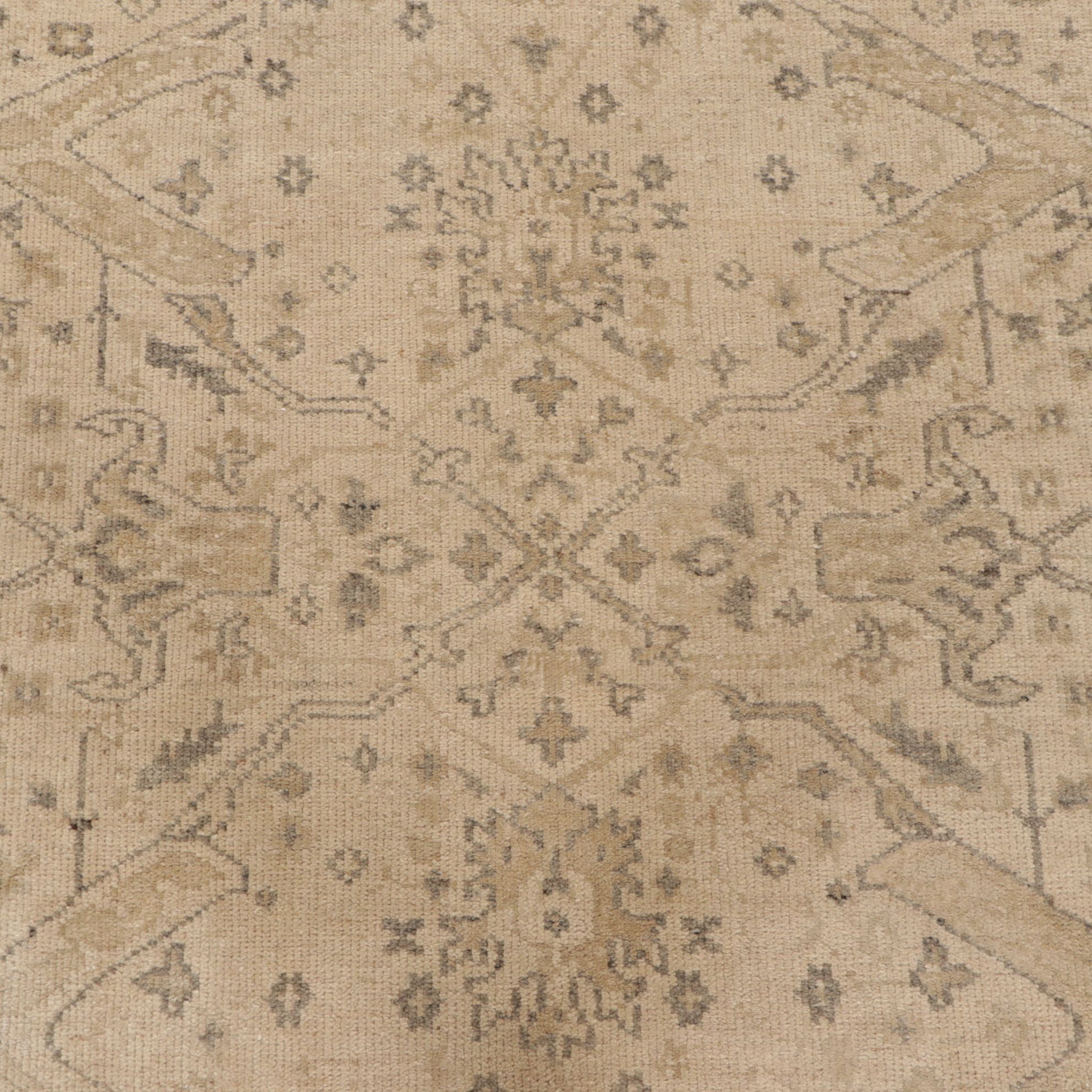 8'11 x 11'9 Hand-Knotted Pakistani Peshawar Area Rug