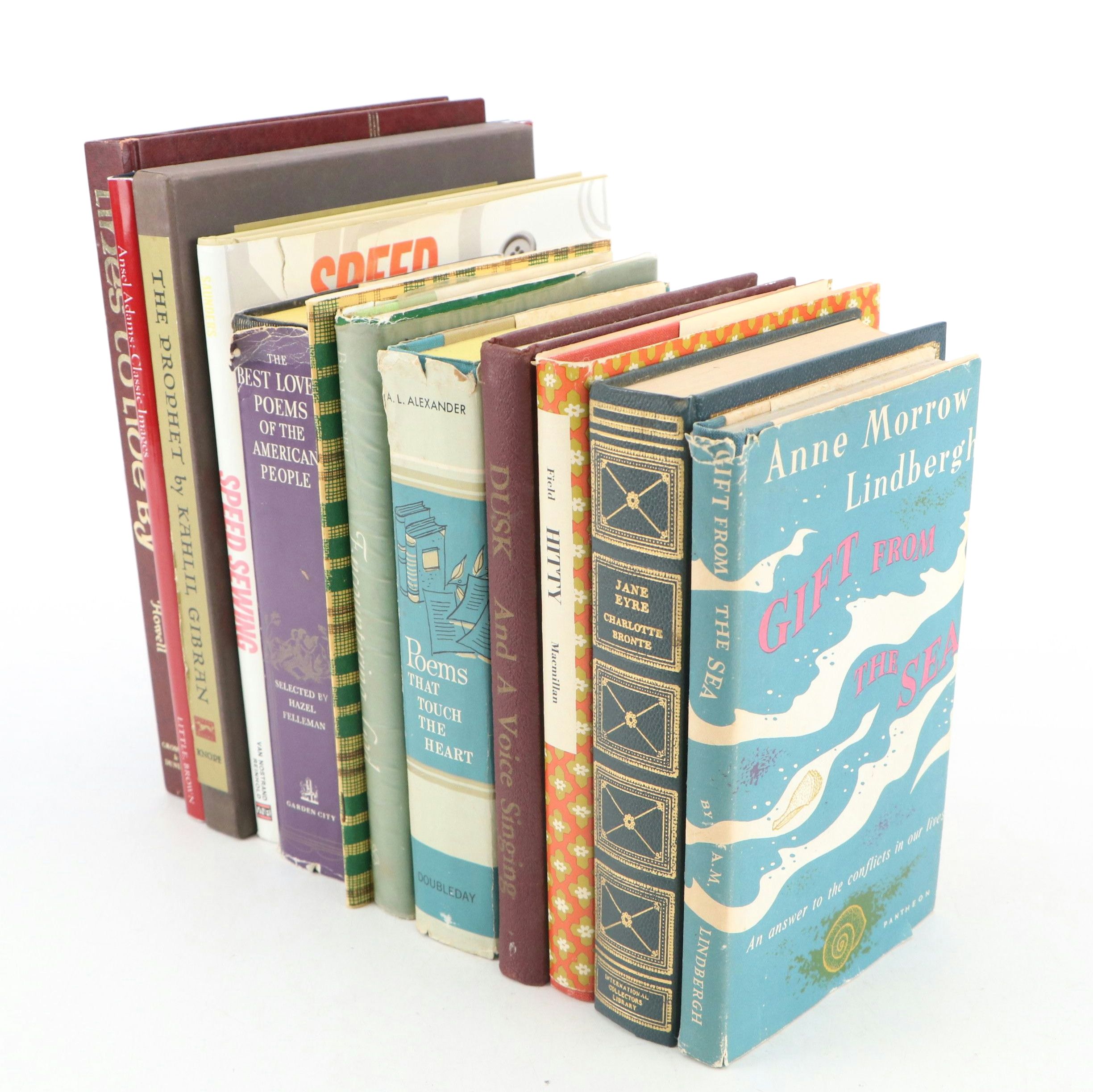 "Jane Eyre" by Charlotte Brontë with More Fiction, Poetry, and Nonfiction Books