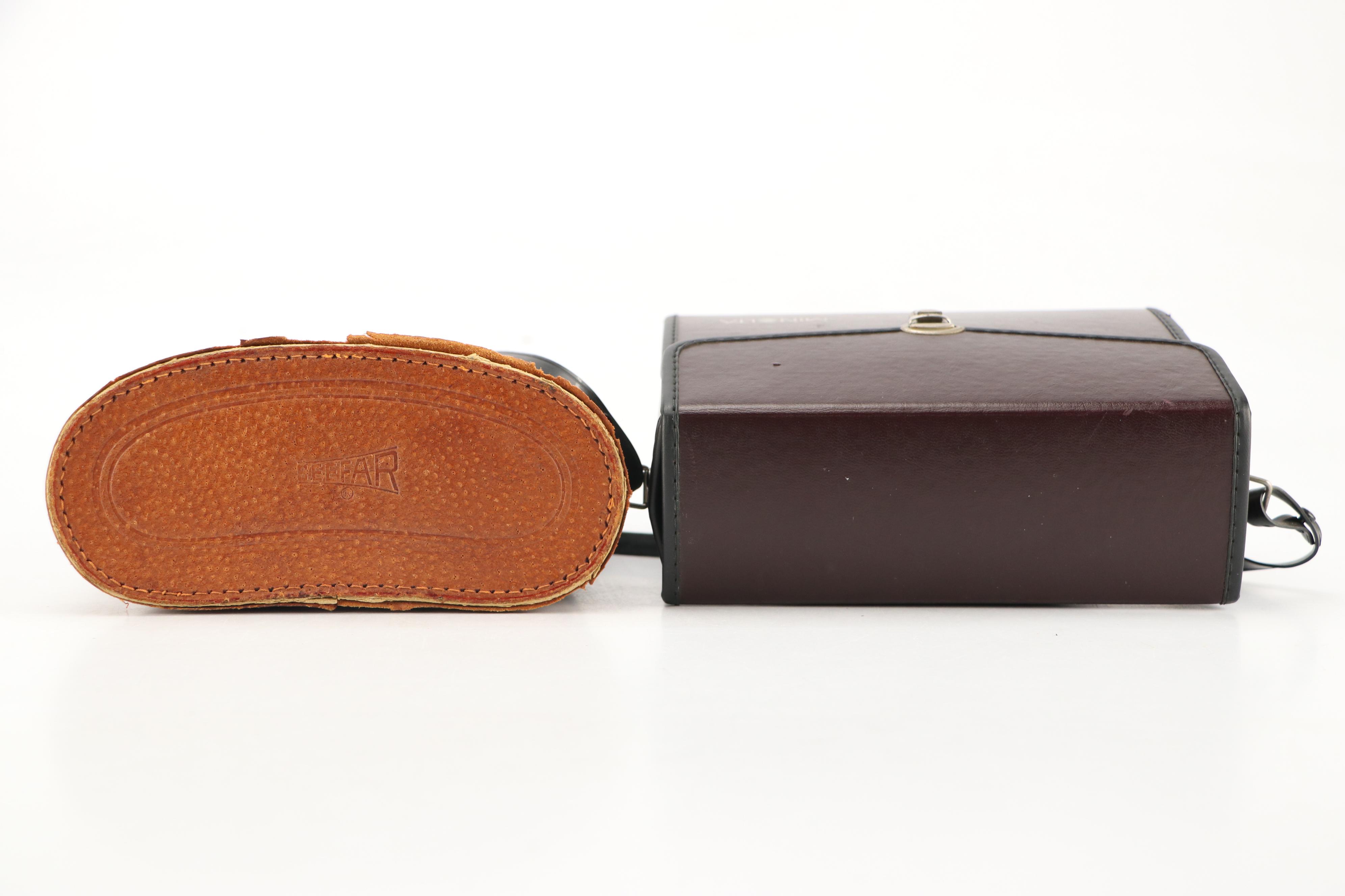 Minolta and Seefar Binoculars with Cases