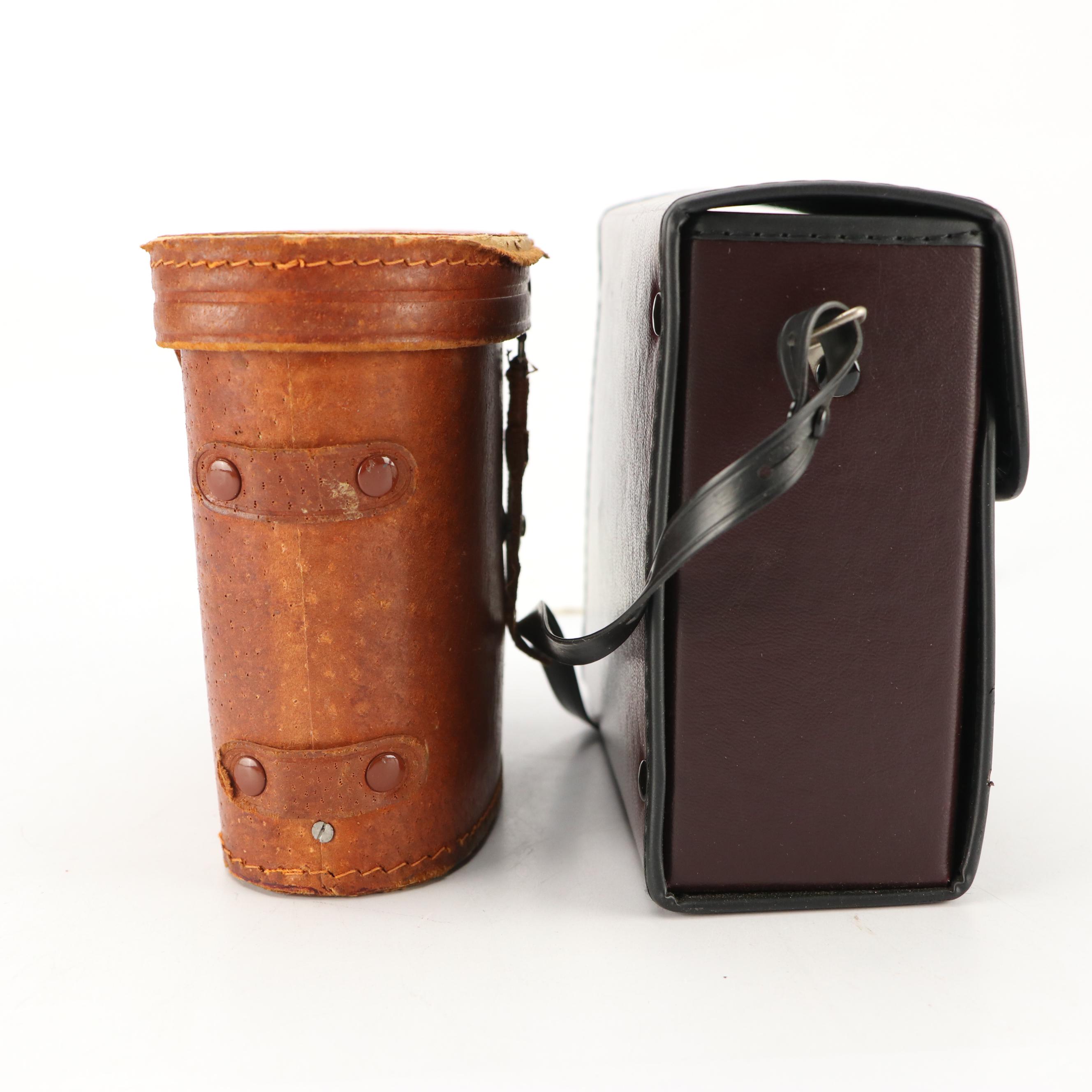 Minolta and Seefar Binoculars with Cases