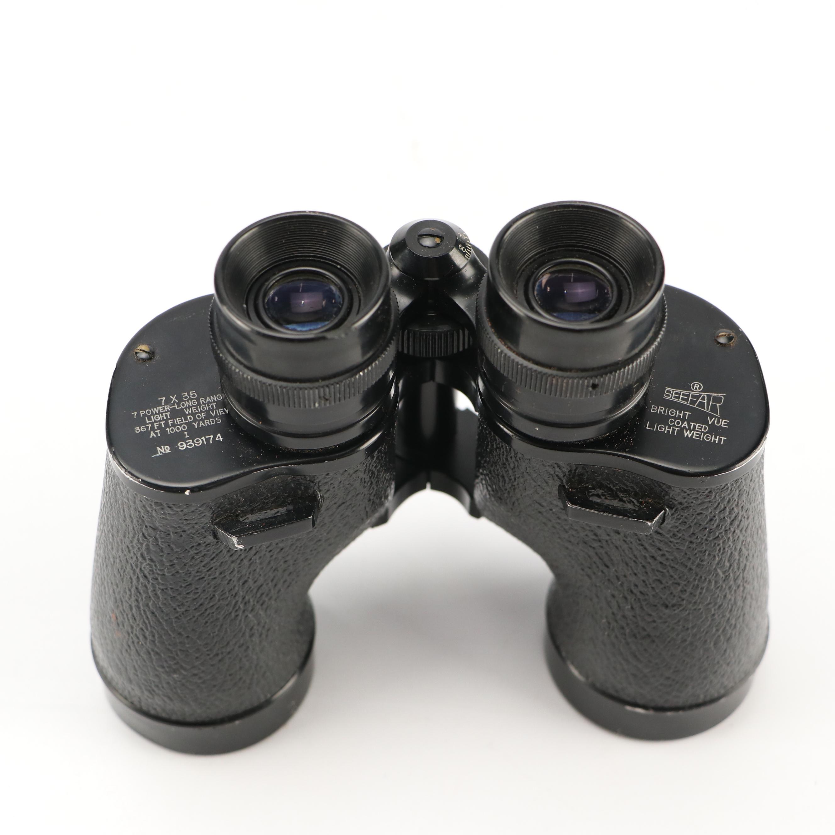 Minolta and Seefar Binoculars with Cases