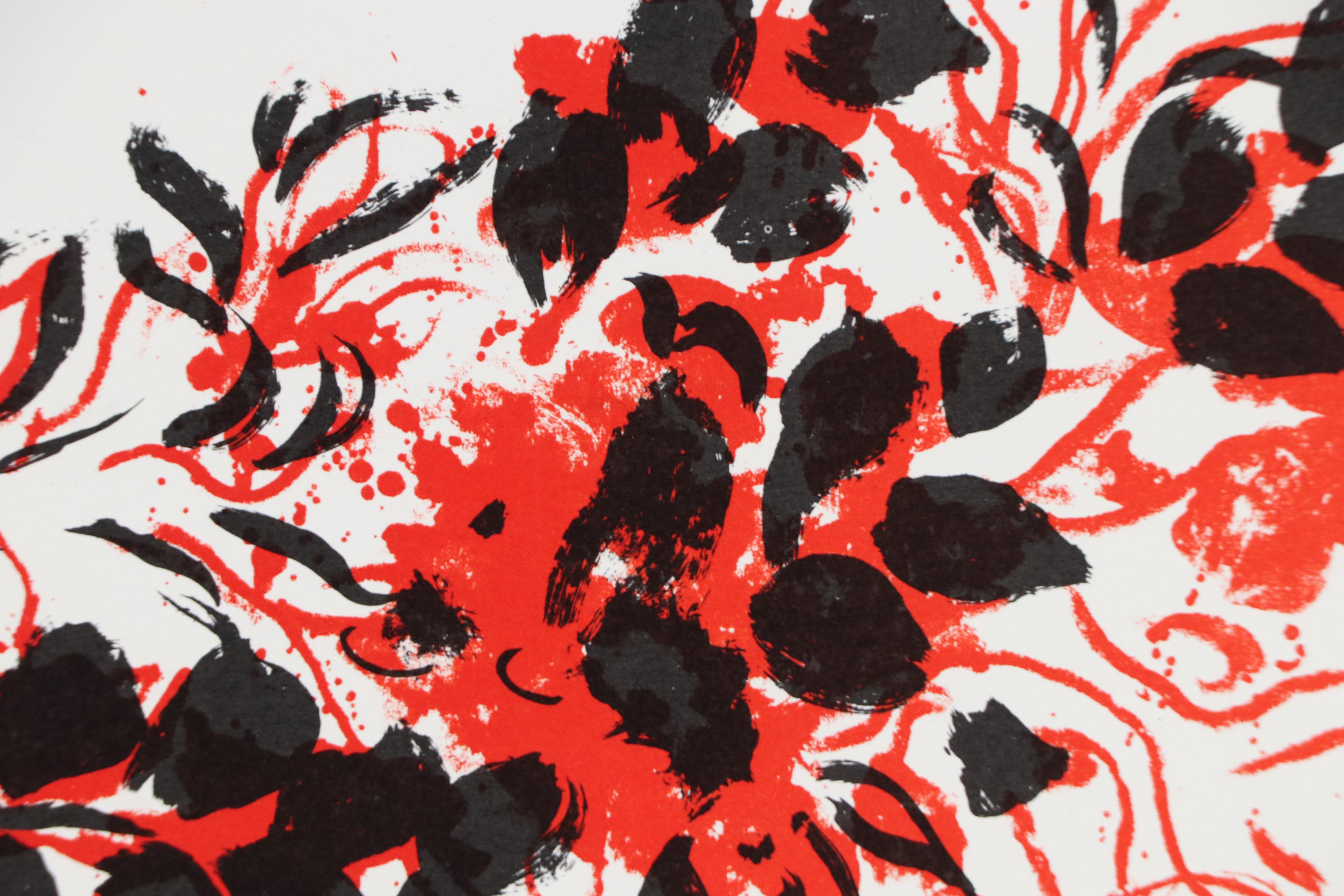 Marc Chagall Color Lithograph From "Chagall Lithographe III," 1969