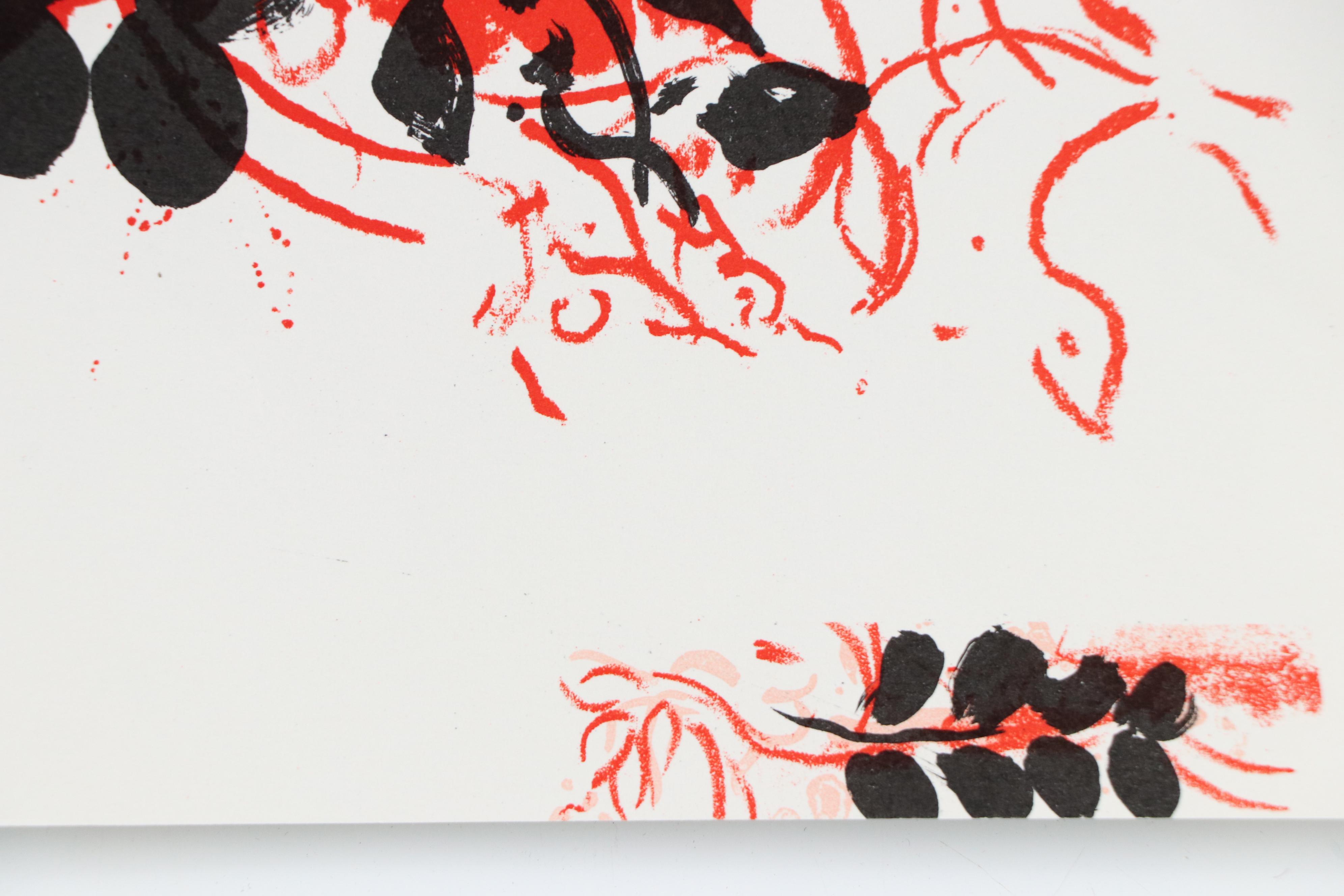 Marc Chagall Color Lithograph From "Chagall Lithographe III," 1969