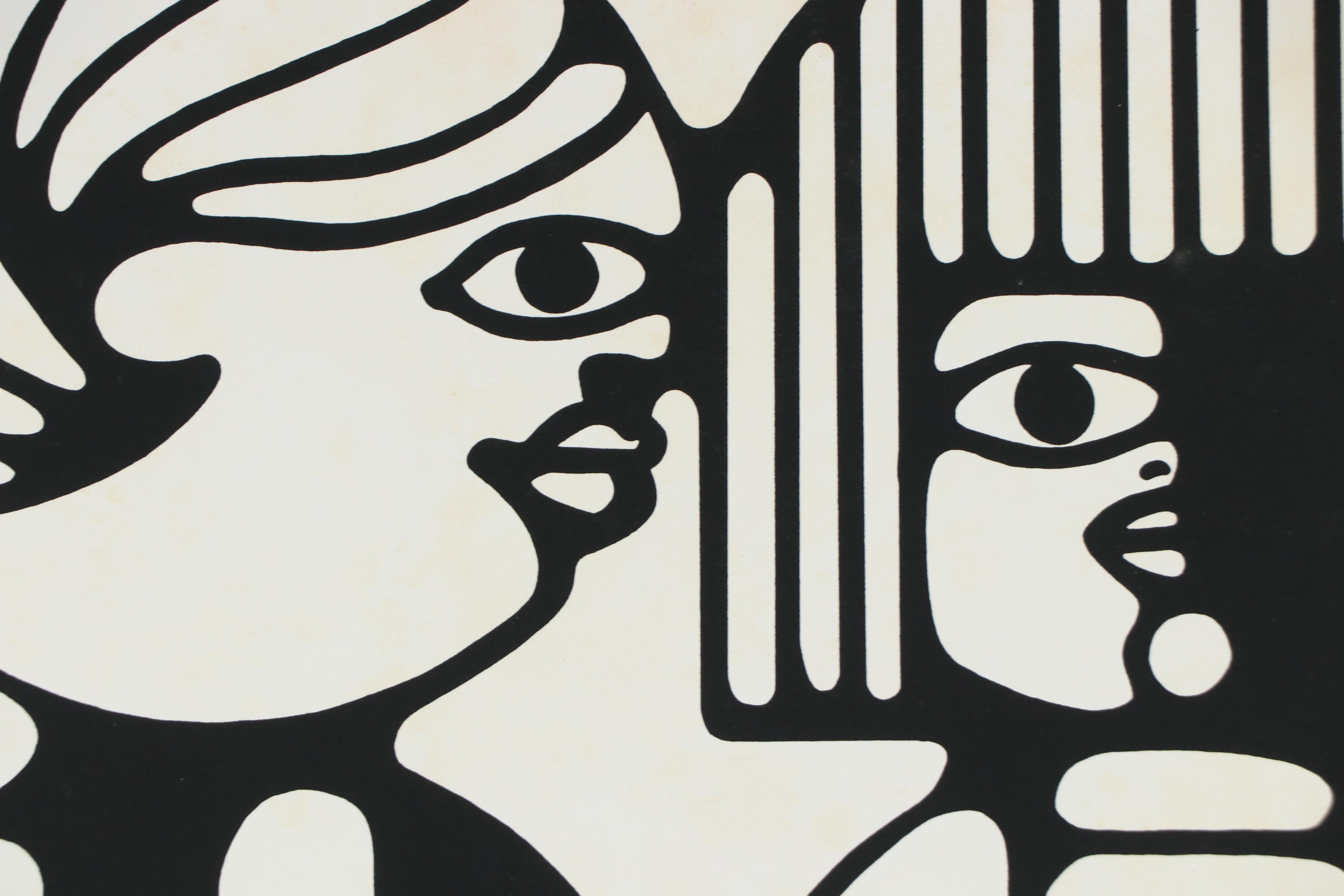 Serigraph After John F. Morrell "City Canvases: Love Them, Cherish Them"