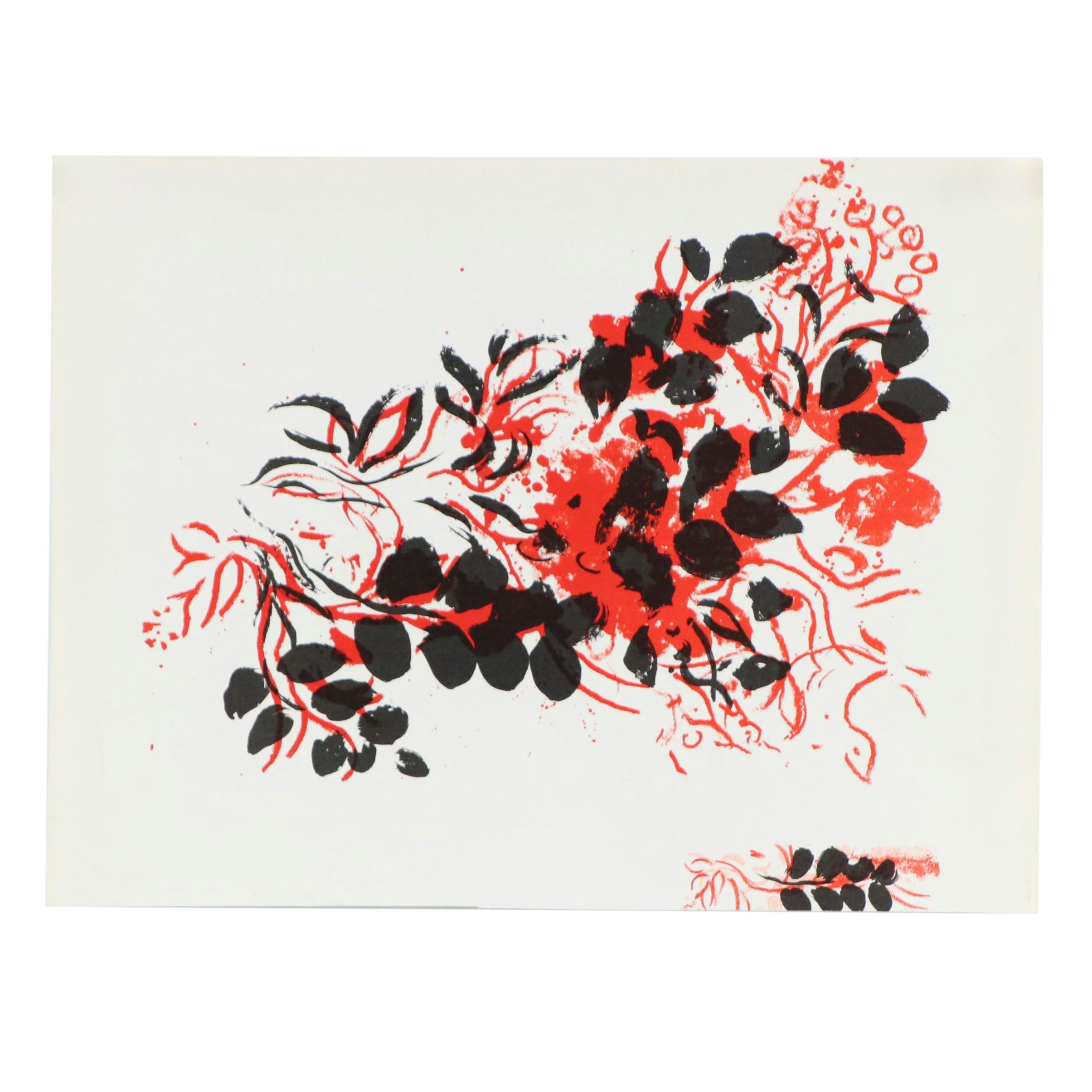 Marc Chagall Color Lithograph From "Chagall Lithographe III," 1969