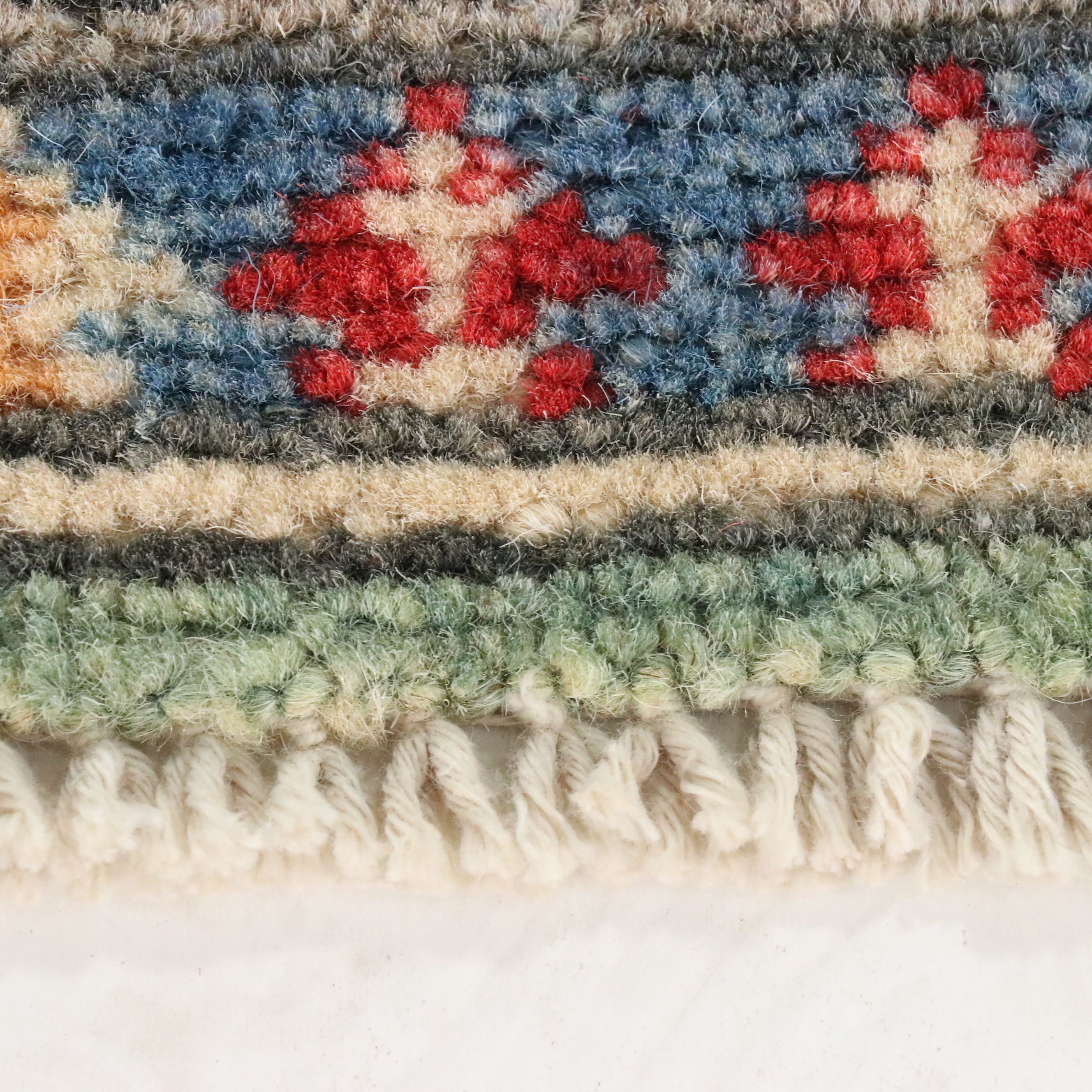 2'1 x 3'1 Hand-Knotted Afghan Kazak Accent Rug