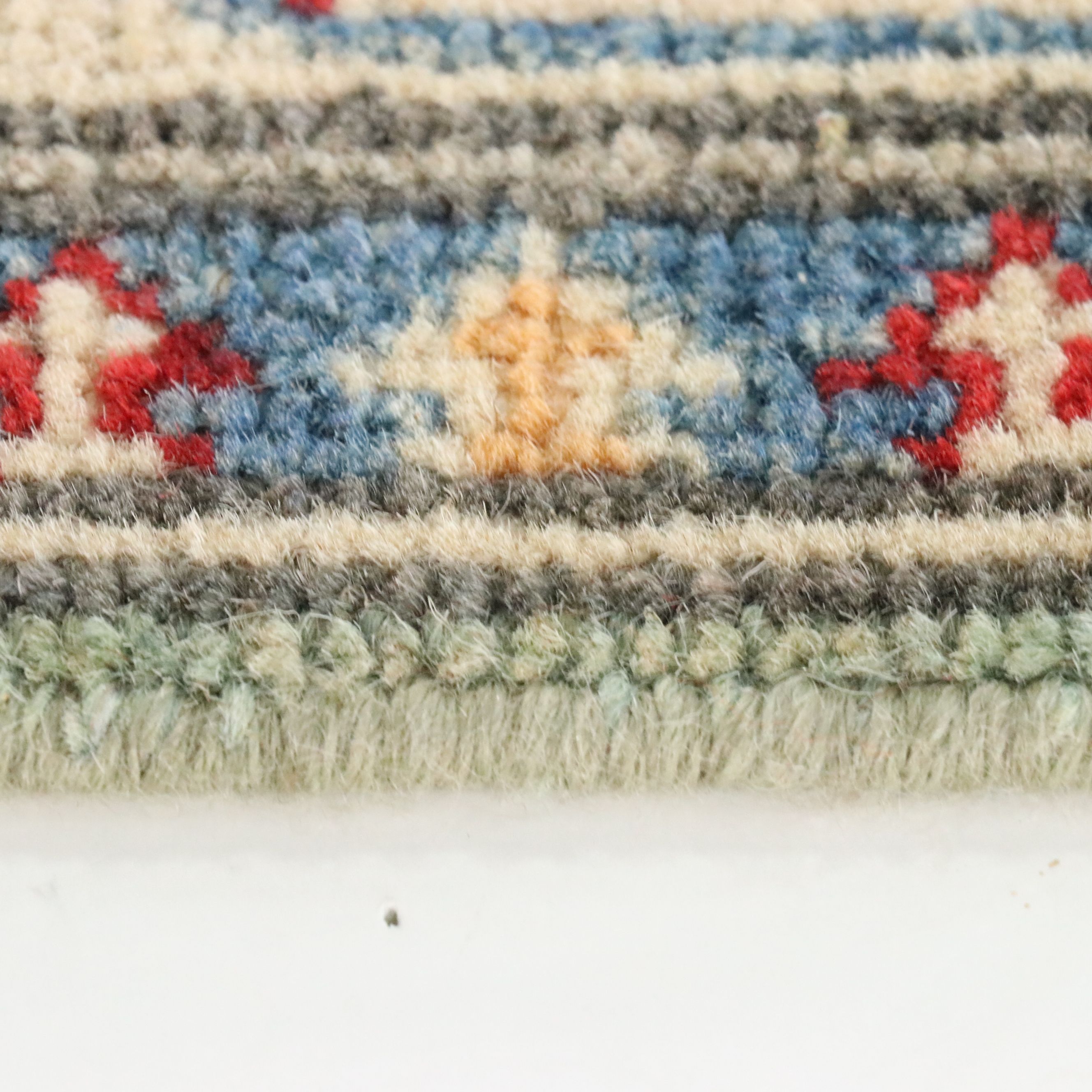 2'1 x 3'1 Hand-Knotted Afghan Kazak Accent Rug