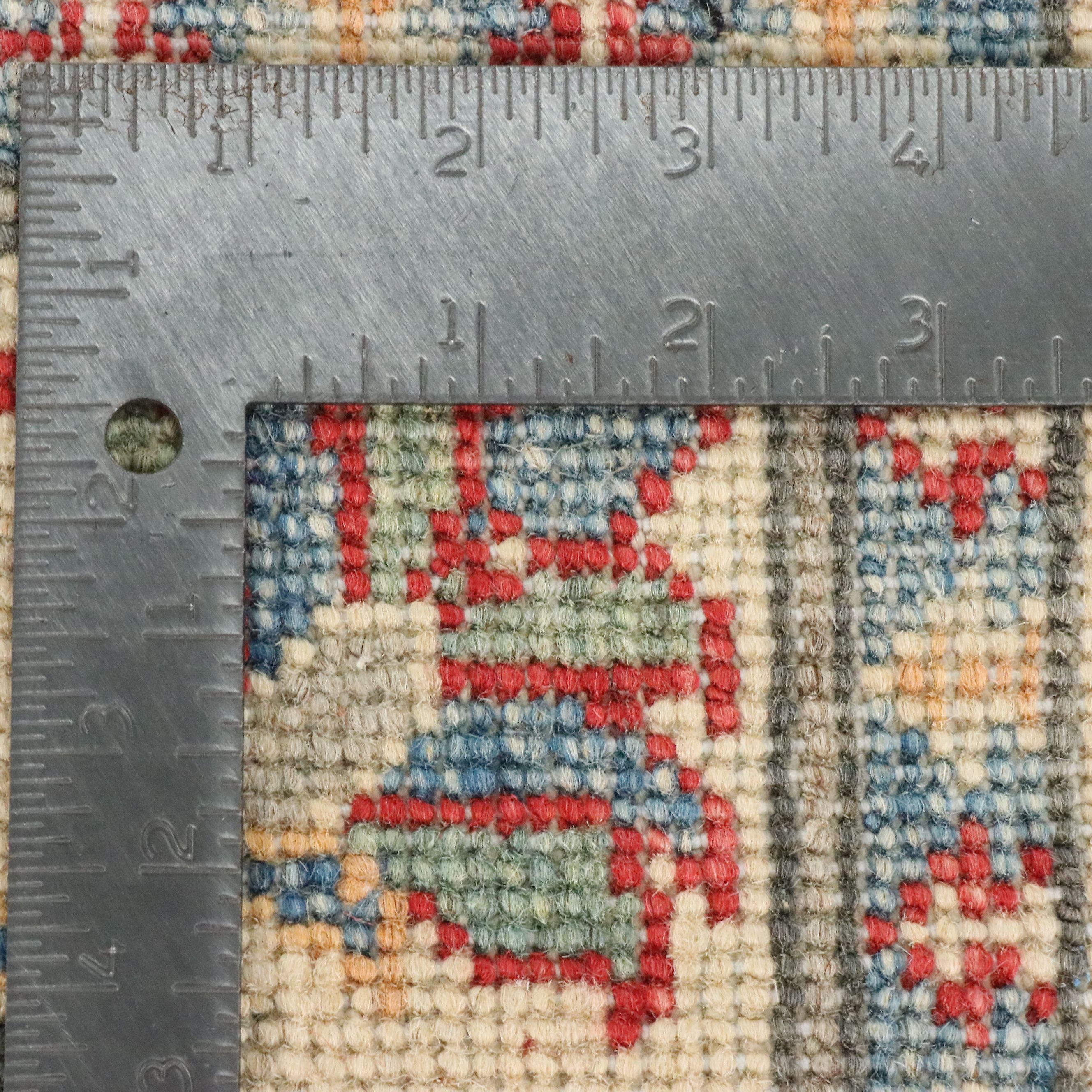 2'1 x 3'1 Hand-Knotted Afghan Kazak Accent Rug