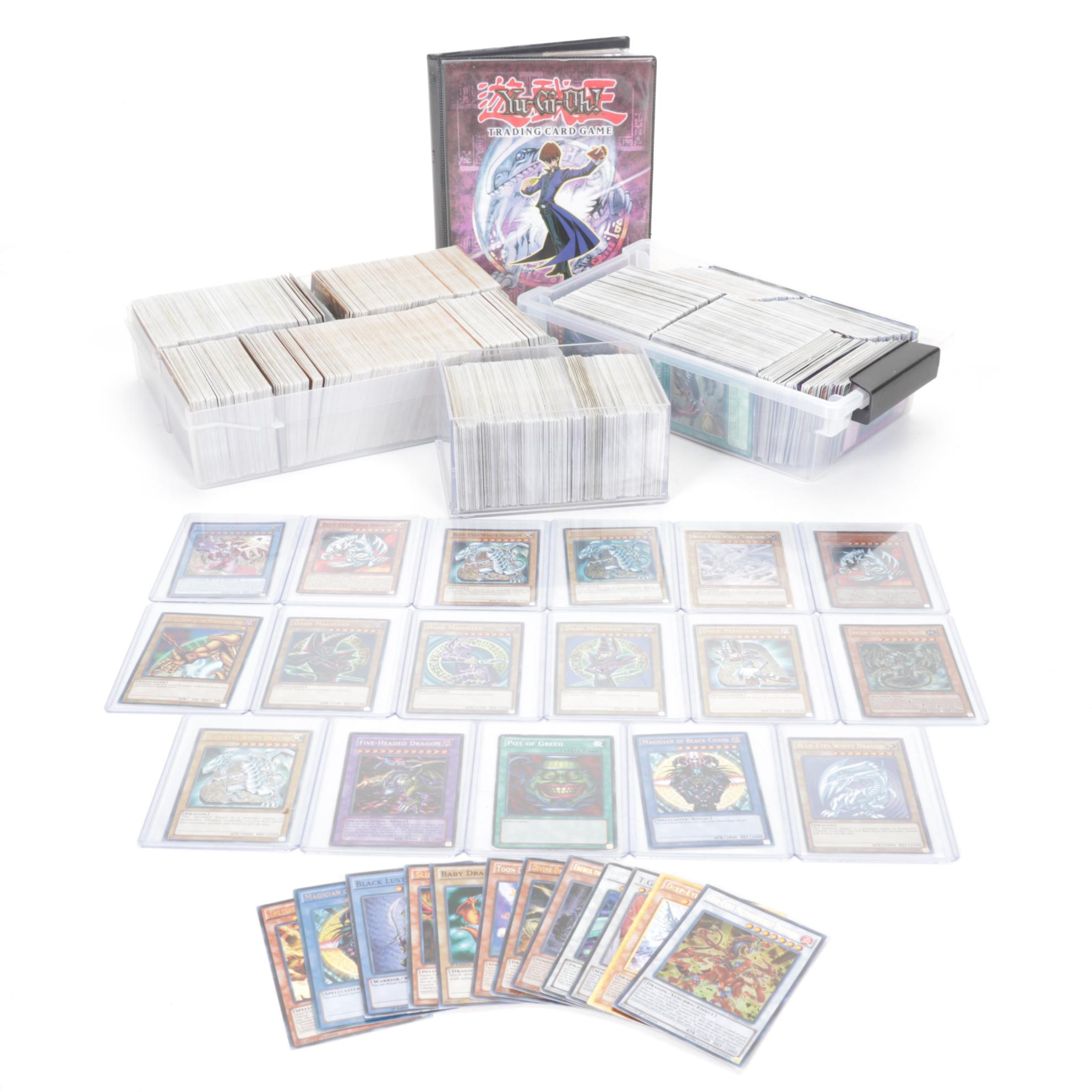 Yu-Gi-Oh! Trading Card Collection Featuring Blue Eyes White Dragon