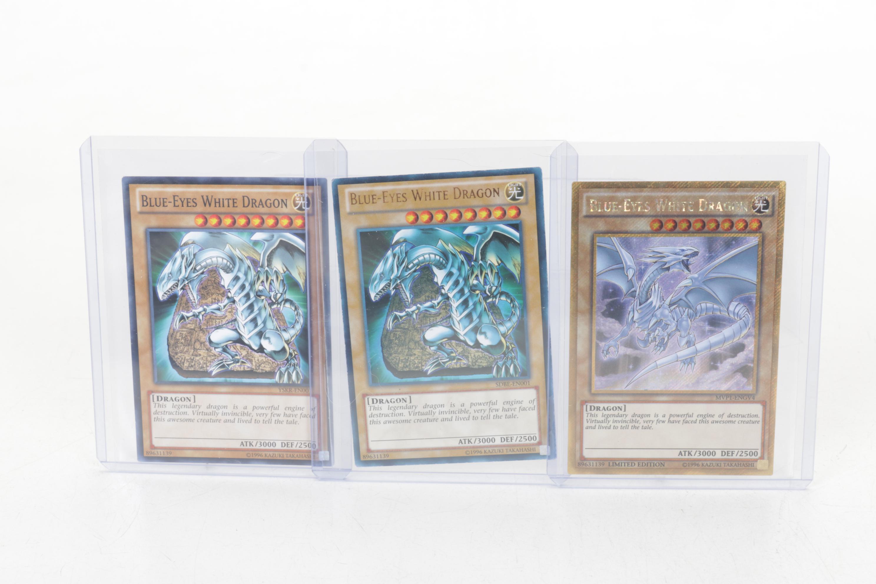 Yu-Gi-Oh! Trading Card Collection Featuring Blue Eyes White Dragon