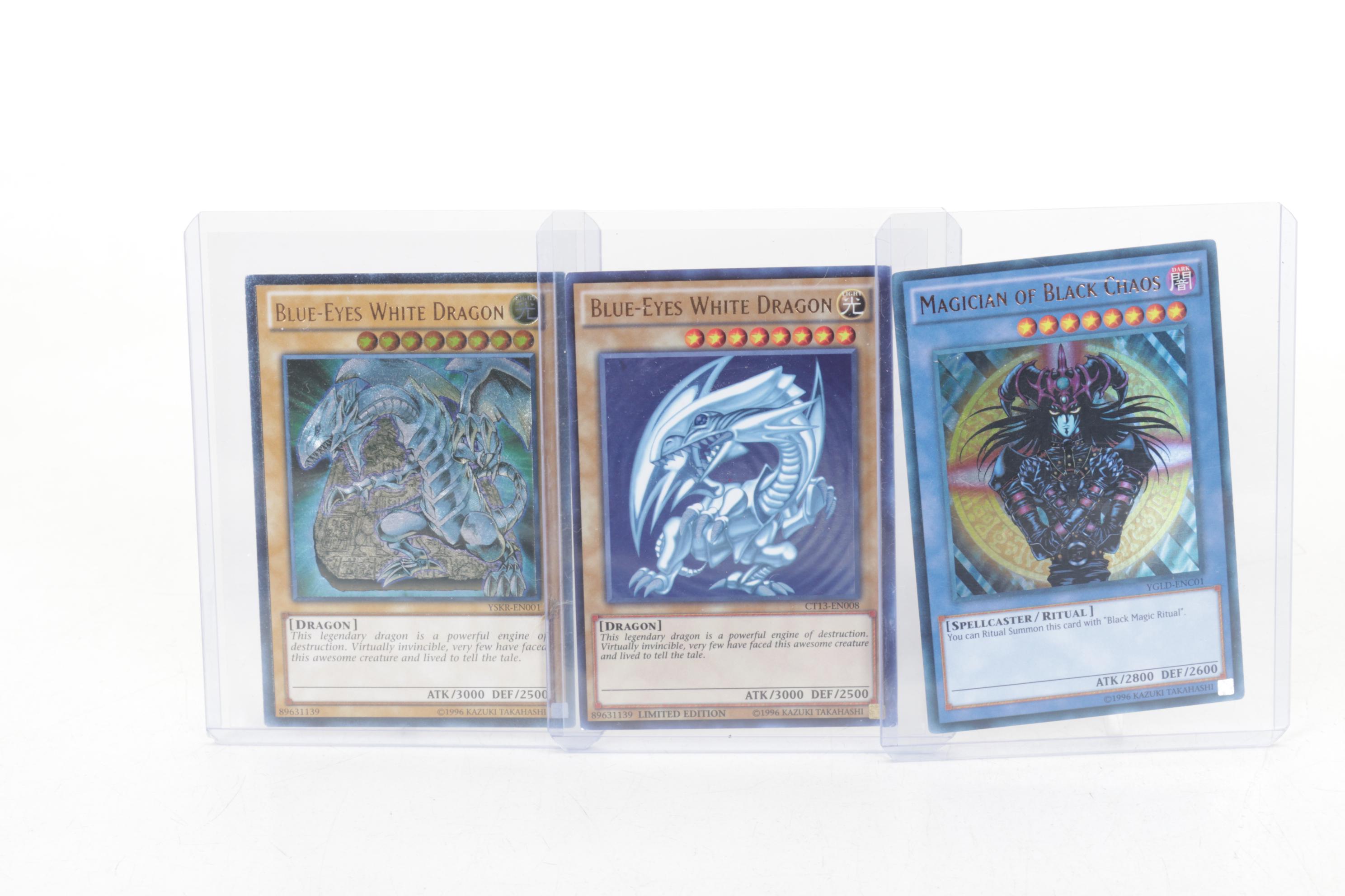 Yu-Gi-Oh! Trading Card Collection Featuring Blue Eyes White Dragon