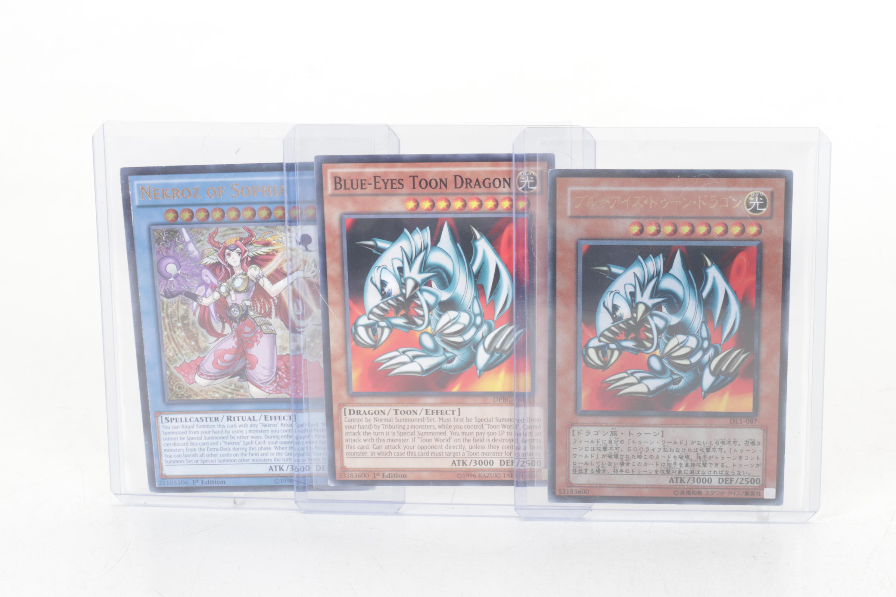 Yu-Gi-Oh! Trading Card Collection Featuring Blue Eyes White Dragon