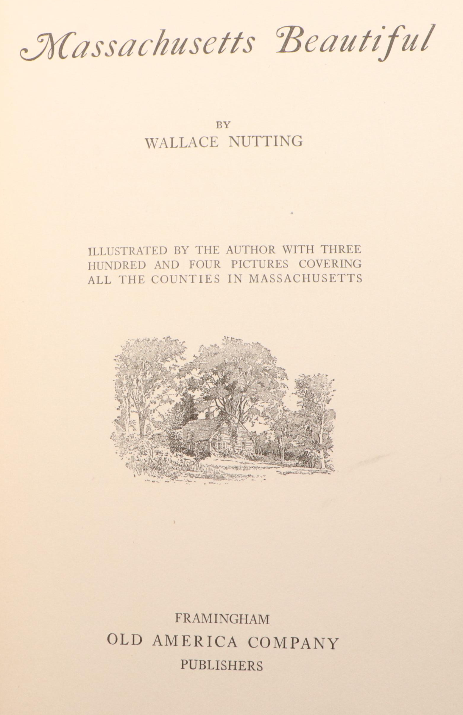 "Massachusetts Beautiful" and "New Hampshire Beautiful" by Wallace Nutting, 1923
