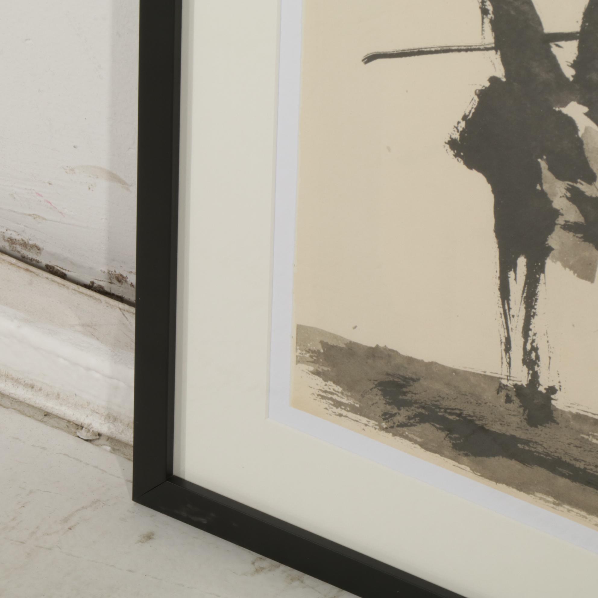 Pablo Picasso Illustration for "Toros y Toreros" Offset Lithograph, 1961