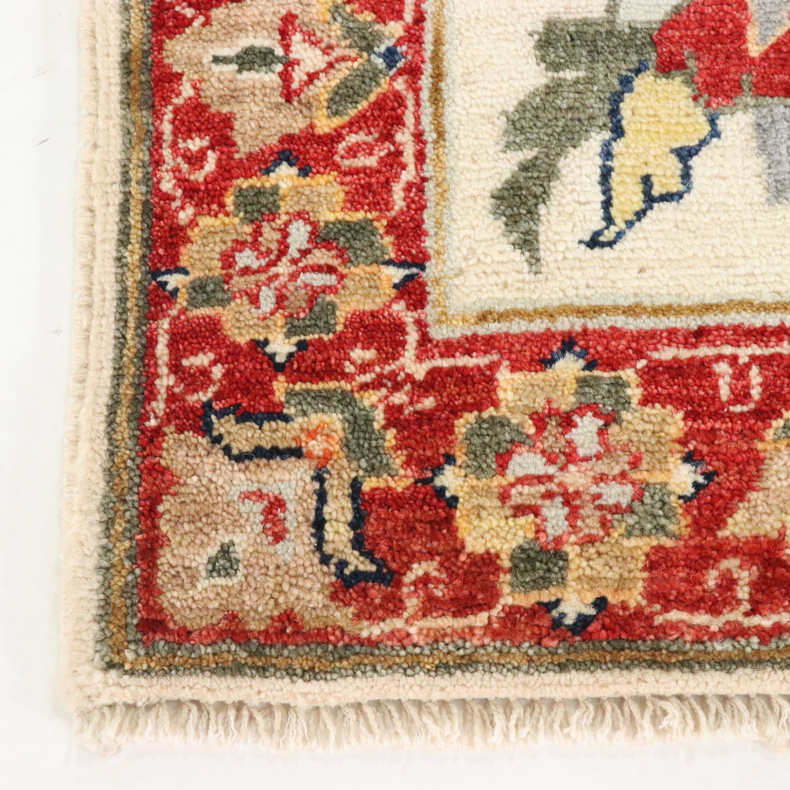 2'1 x 3'1 Hand-Knotted Afghan Kazak Accent Rug