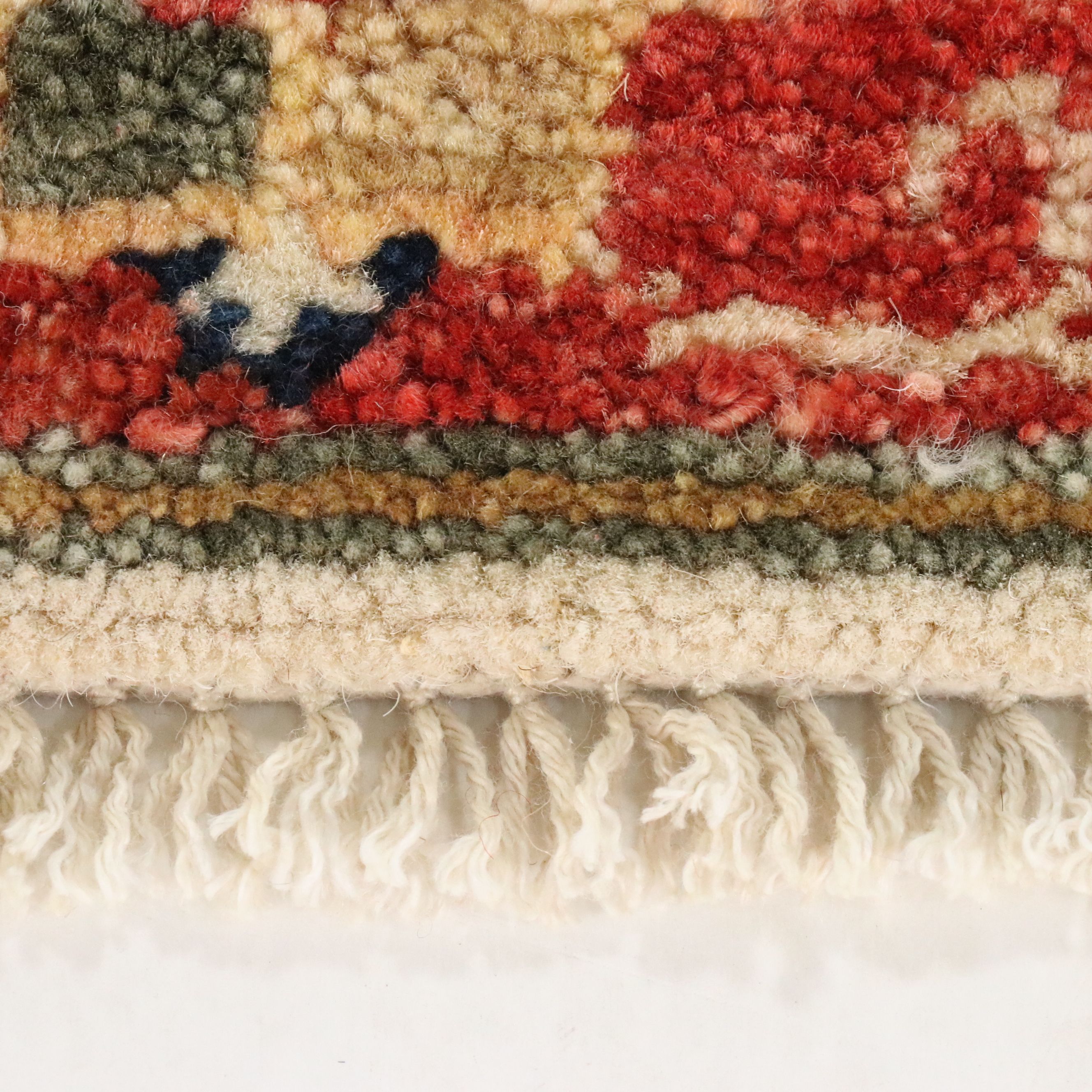 2'1 x 3'1 Hand-Knotted Afghan Kazak Accent Rug