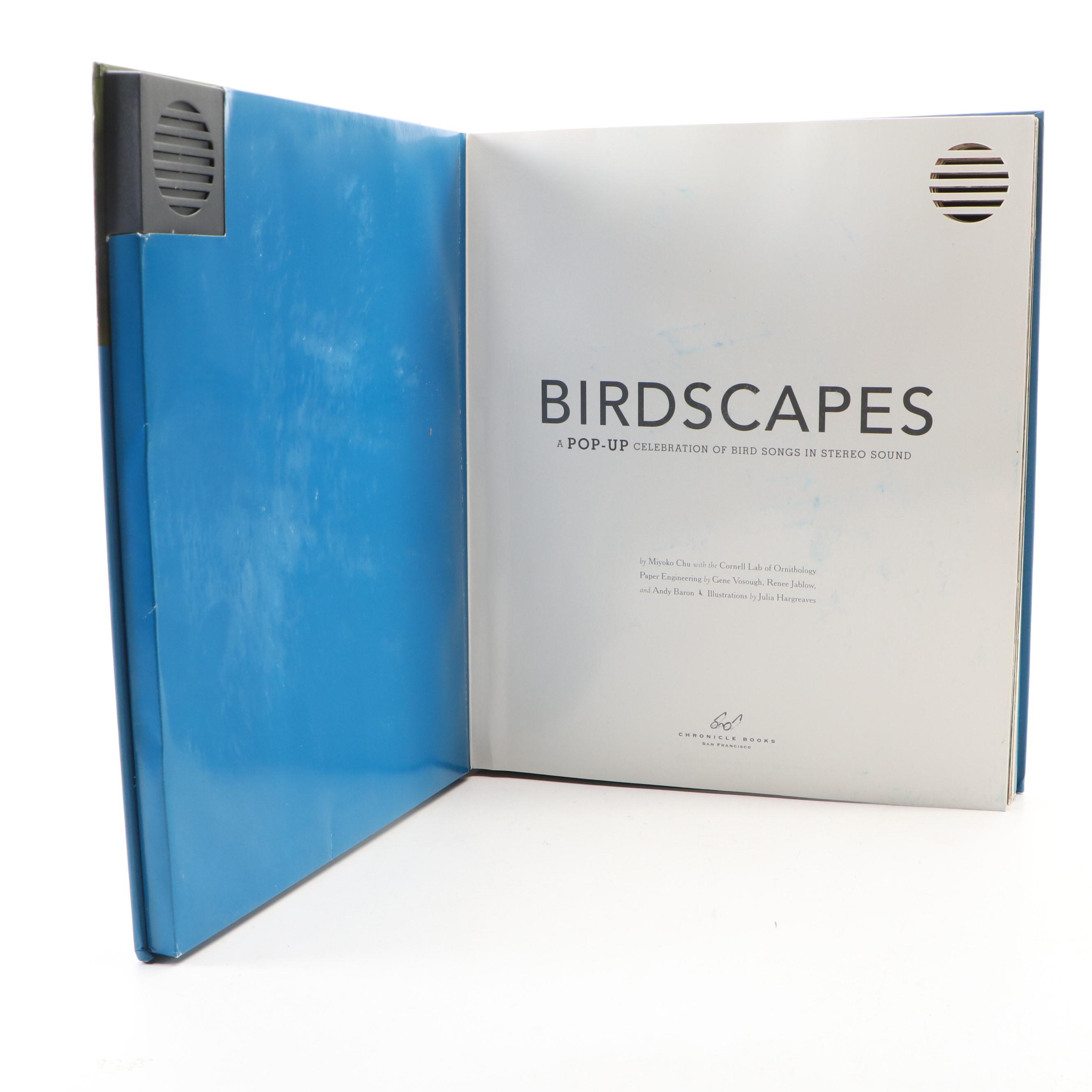 First Edition "Birdscapes: A Pop-Up Celebration of Bird Songs" by Miyoko Chu
