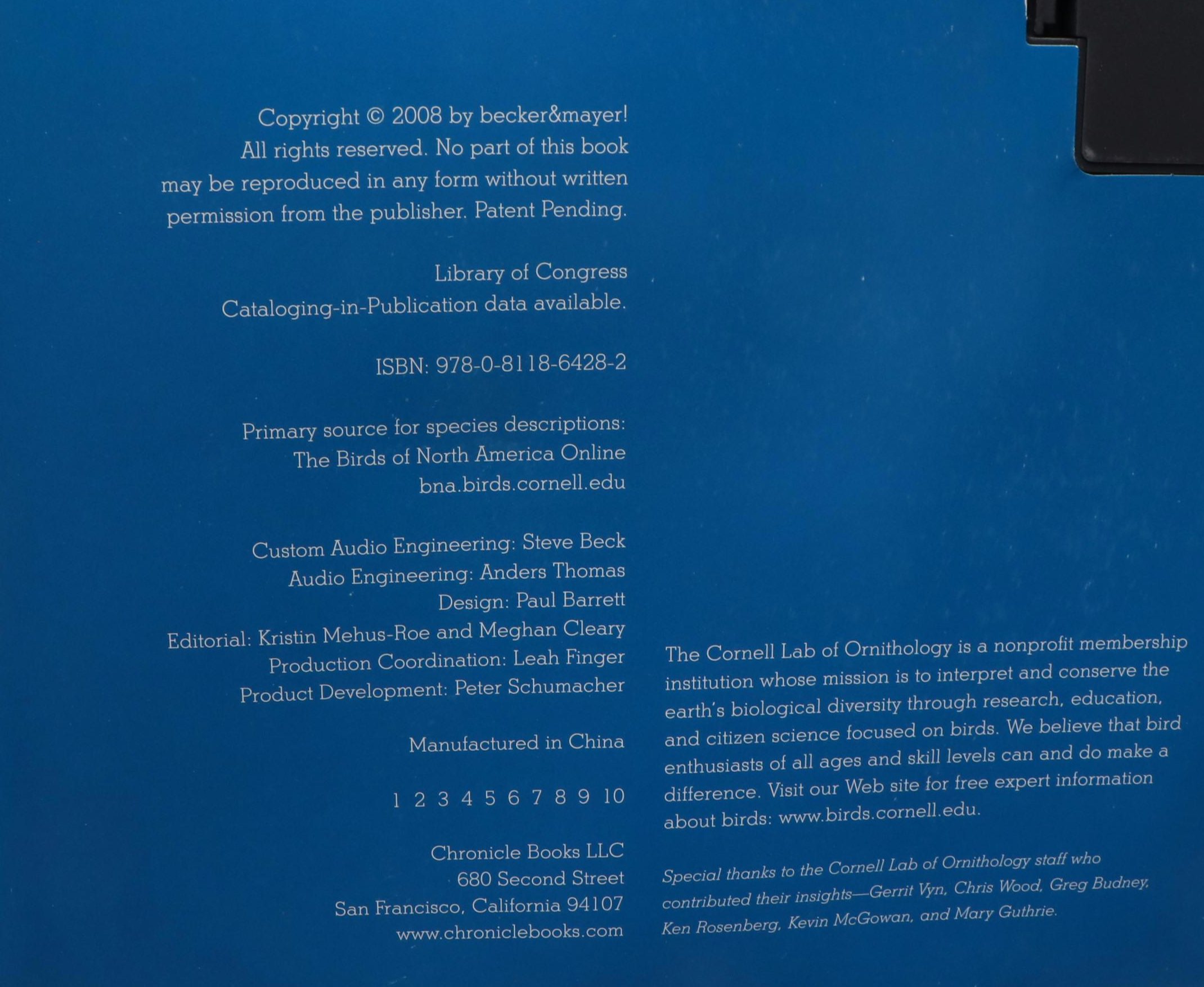 First Edition "Birdscapes: A Pop-Up Celebration of Bird Songs" by Miyoko Chu