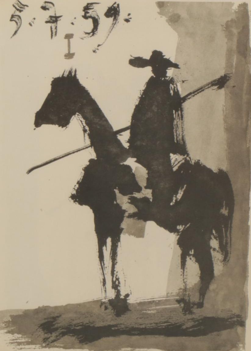Pablo Picasso Illustration for "Toros y Toreros" Offset Lithograph, 1961