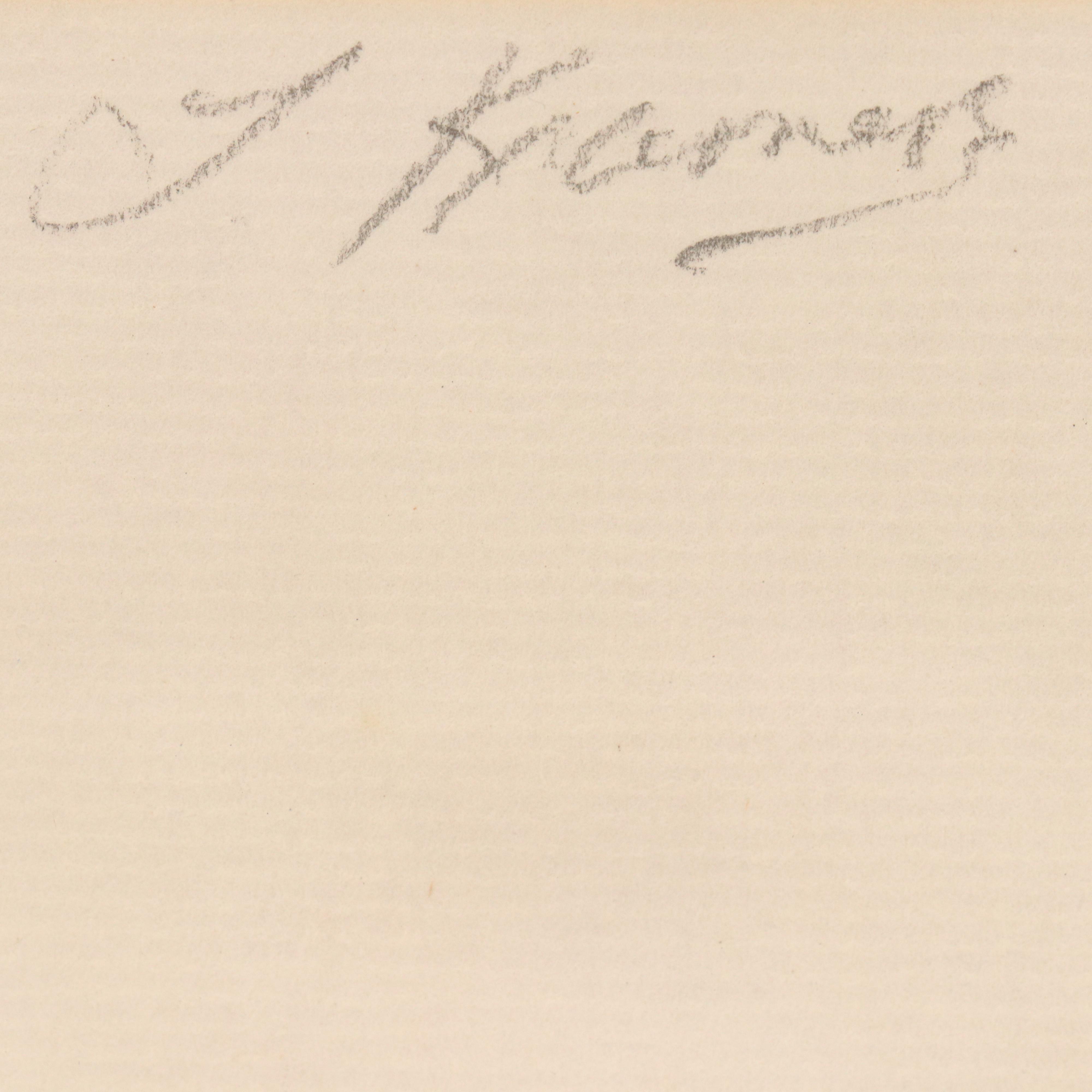 Lynne Kramer Silver Gelatin Photograph "The Old Man," Late 20th Century