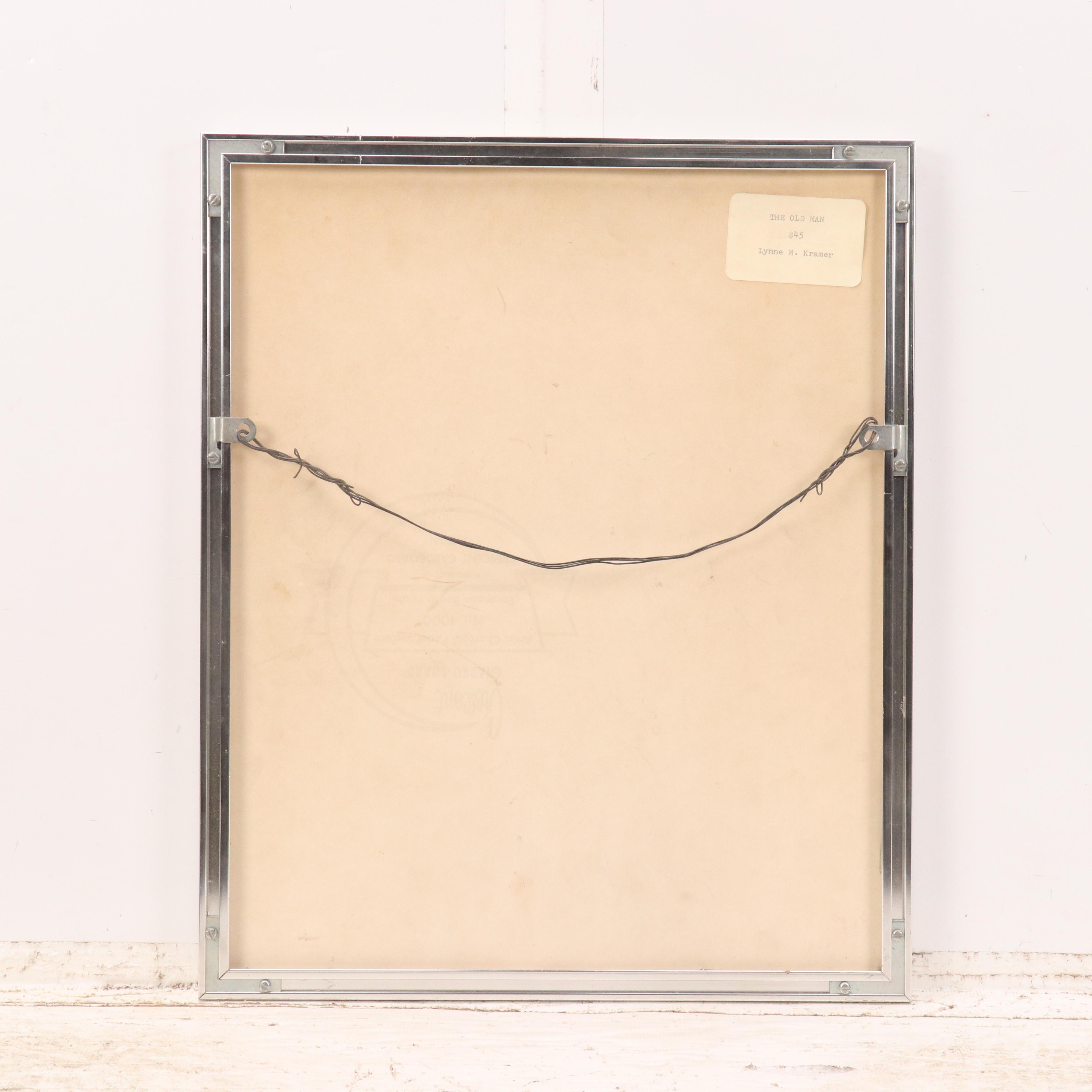 Lynne Kramer Silver Gelatin Photograph "The Old Man," Late 20th Century