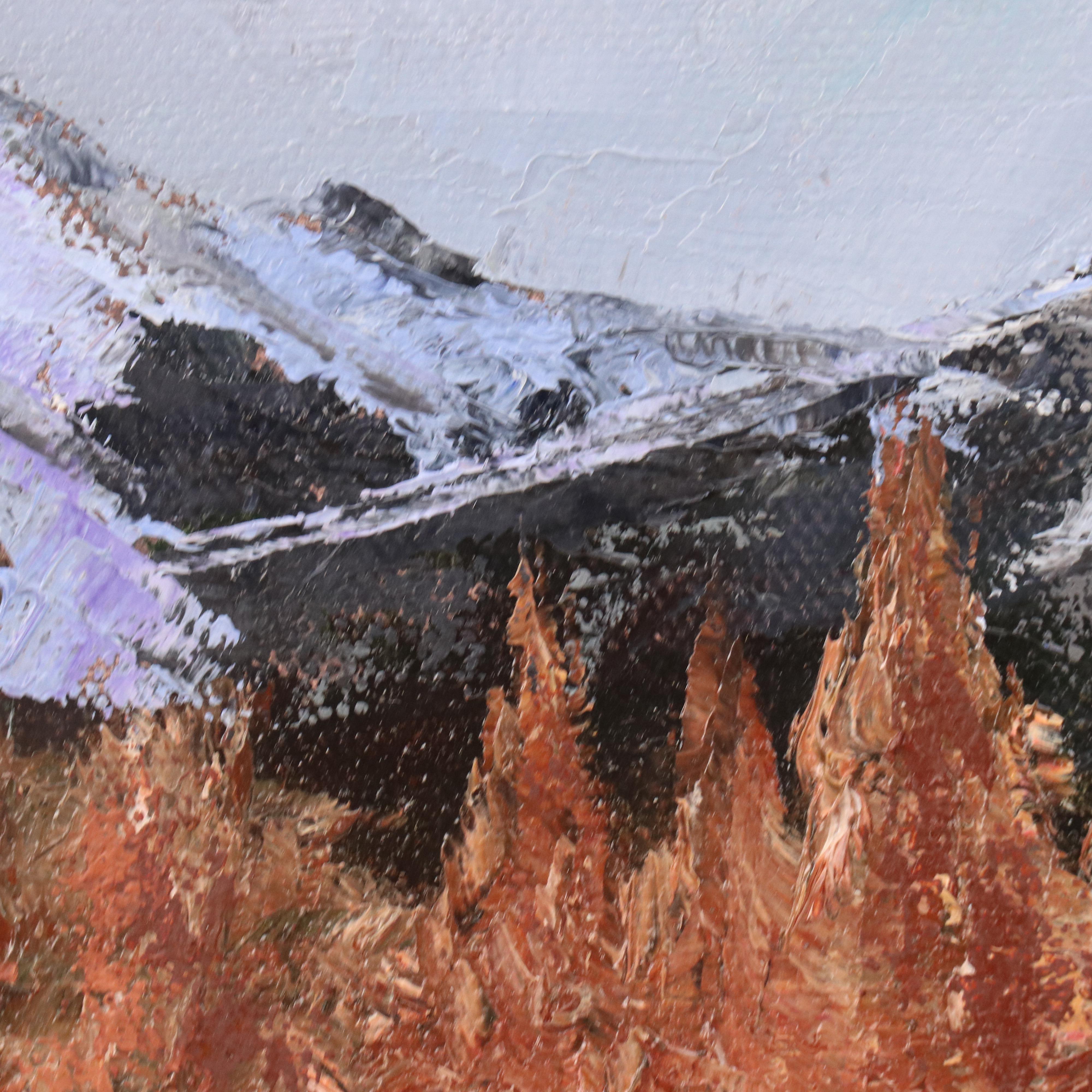 James Baldoumas Landscape Oil Painting "Mountain View," 2023