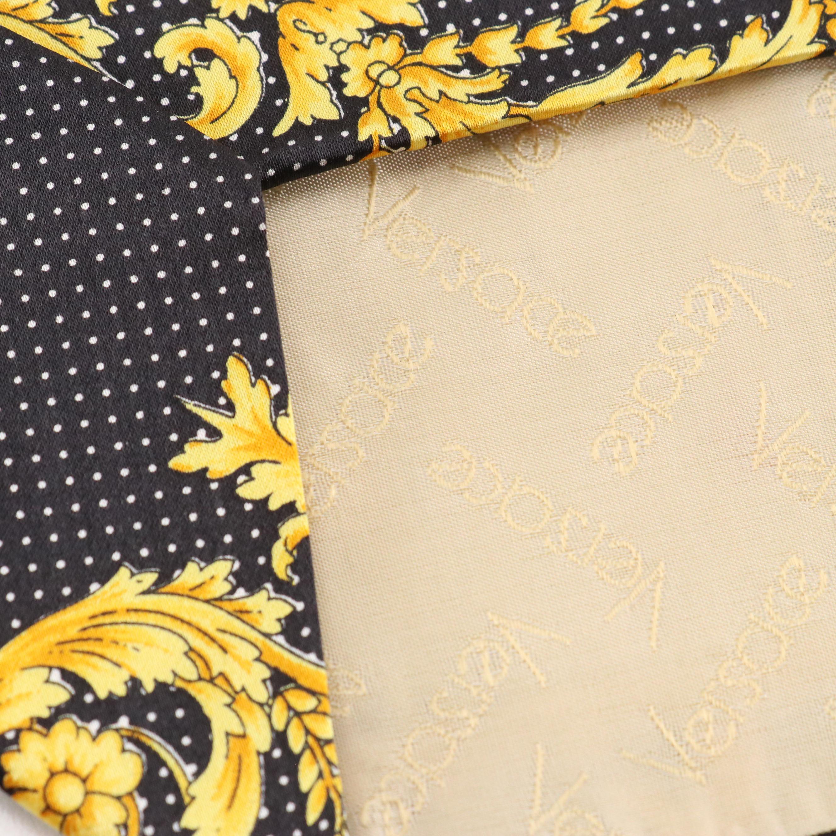 Gianni Versace Printed Silk Necktie