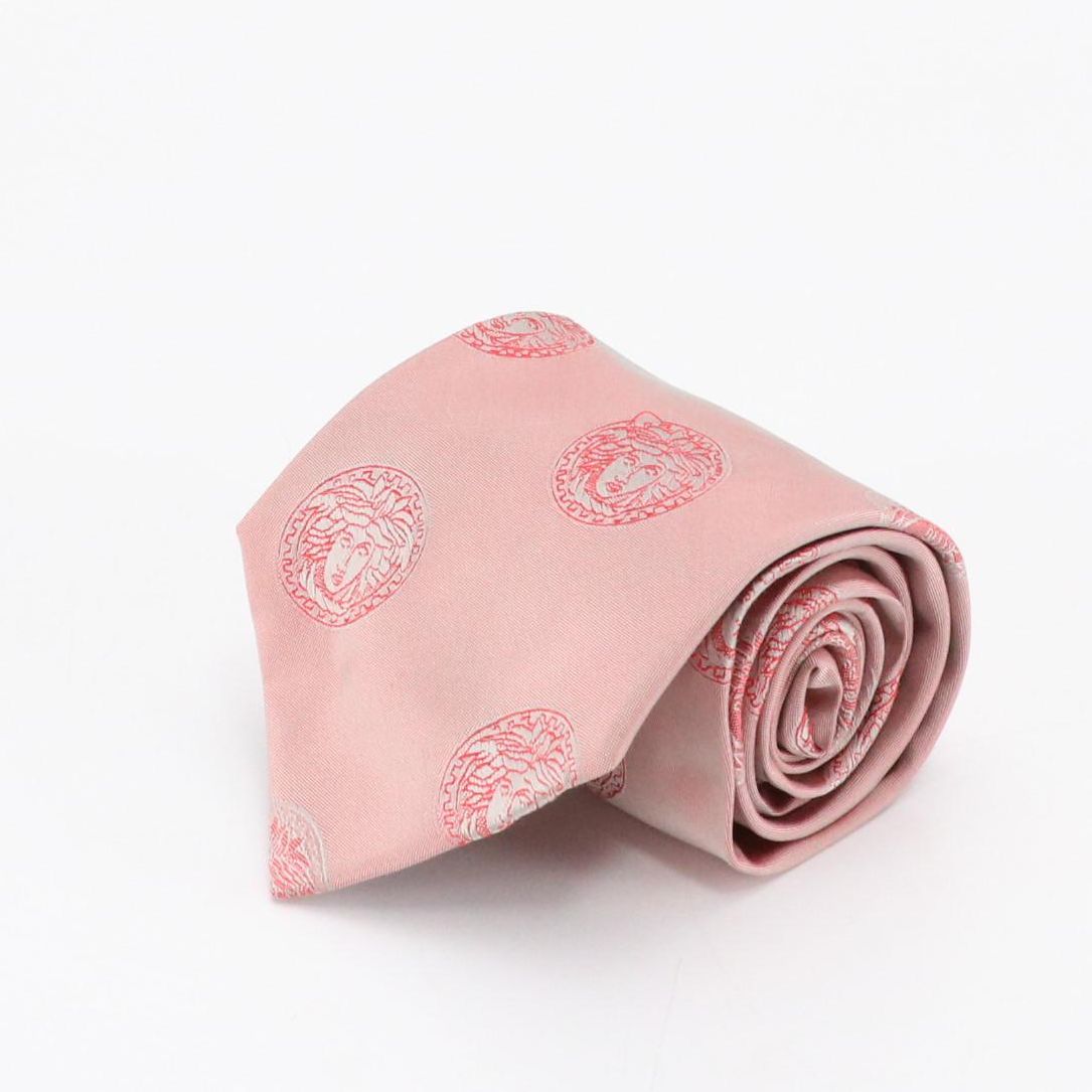 Gianni Versace Medusa Silk Jacquard Necktie