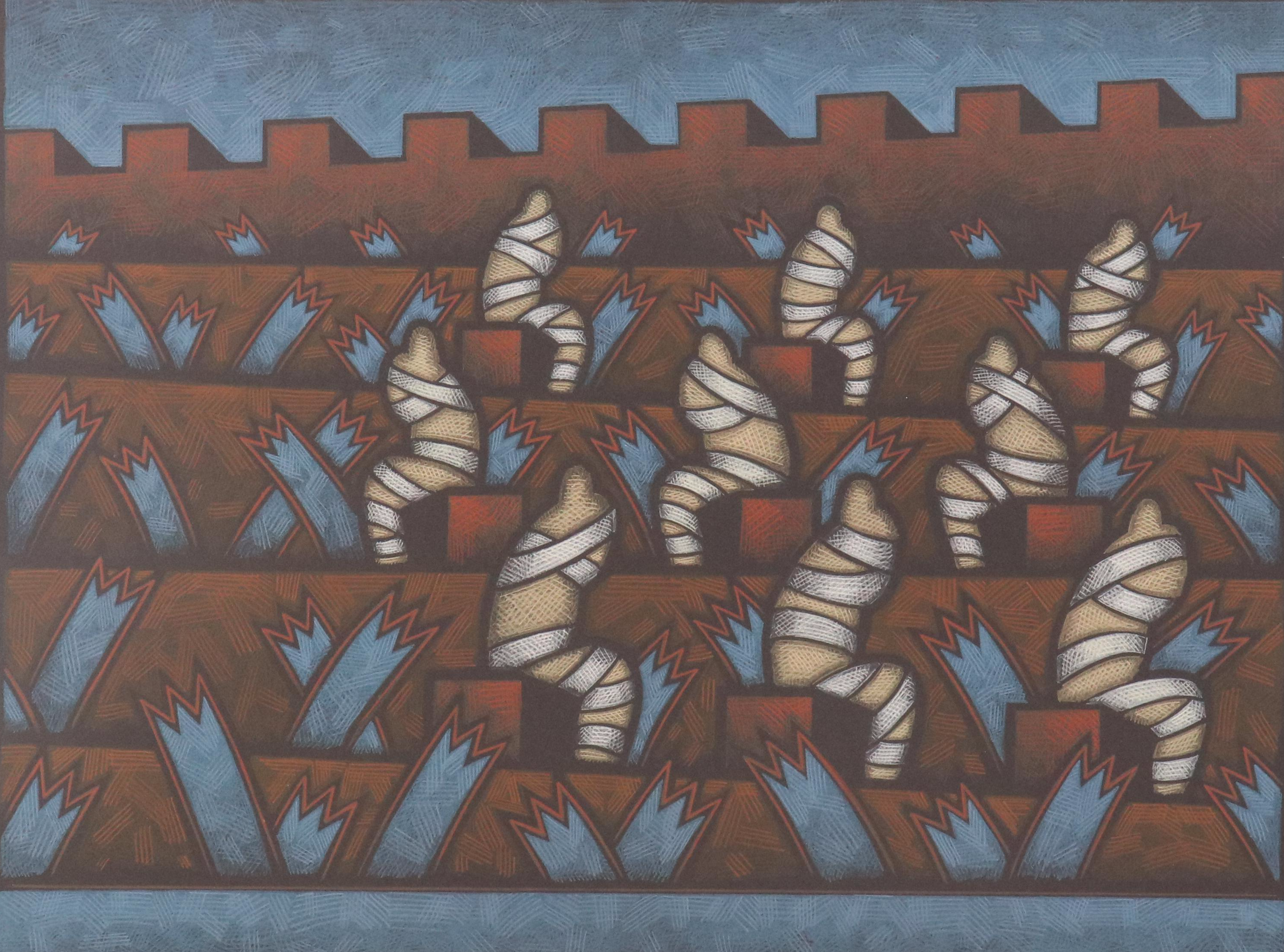 Robert Gordy Serigraph "Ramparts," Late 20th Century