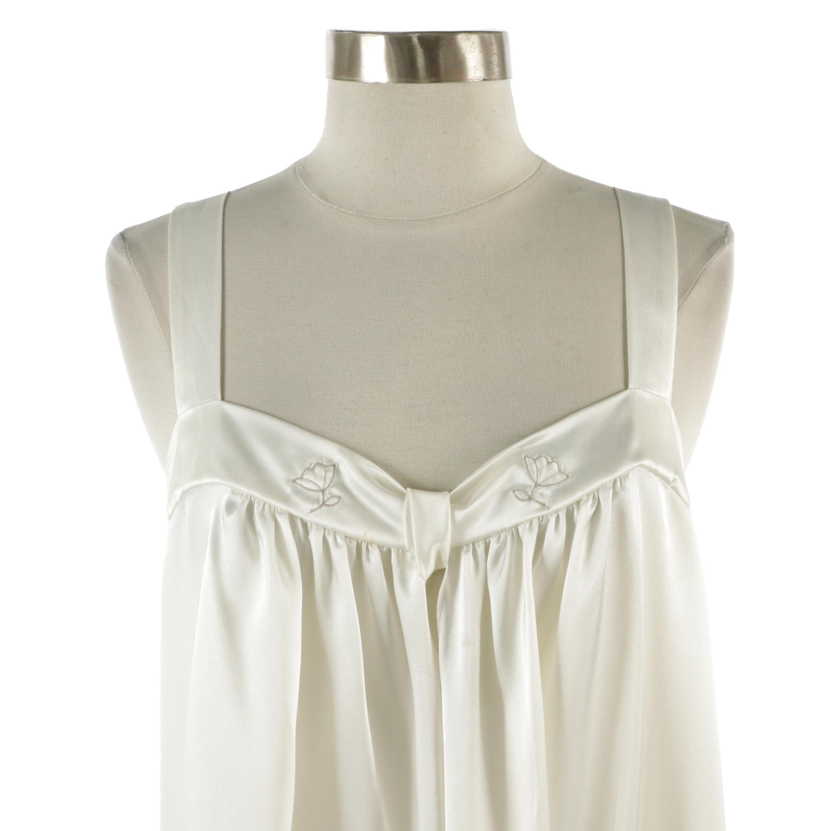 Lucie Ann Satin Nightgown