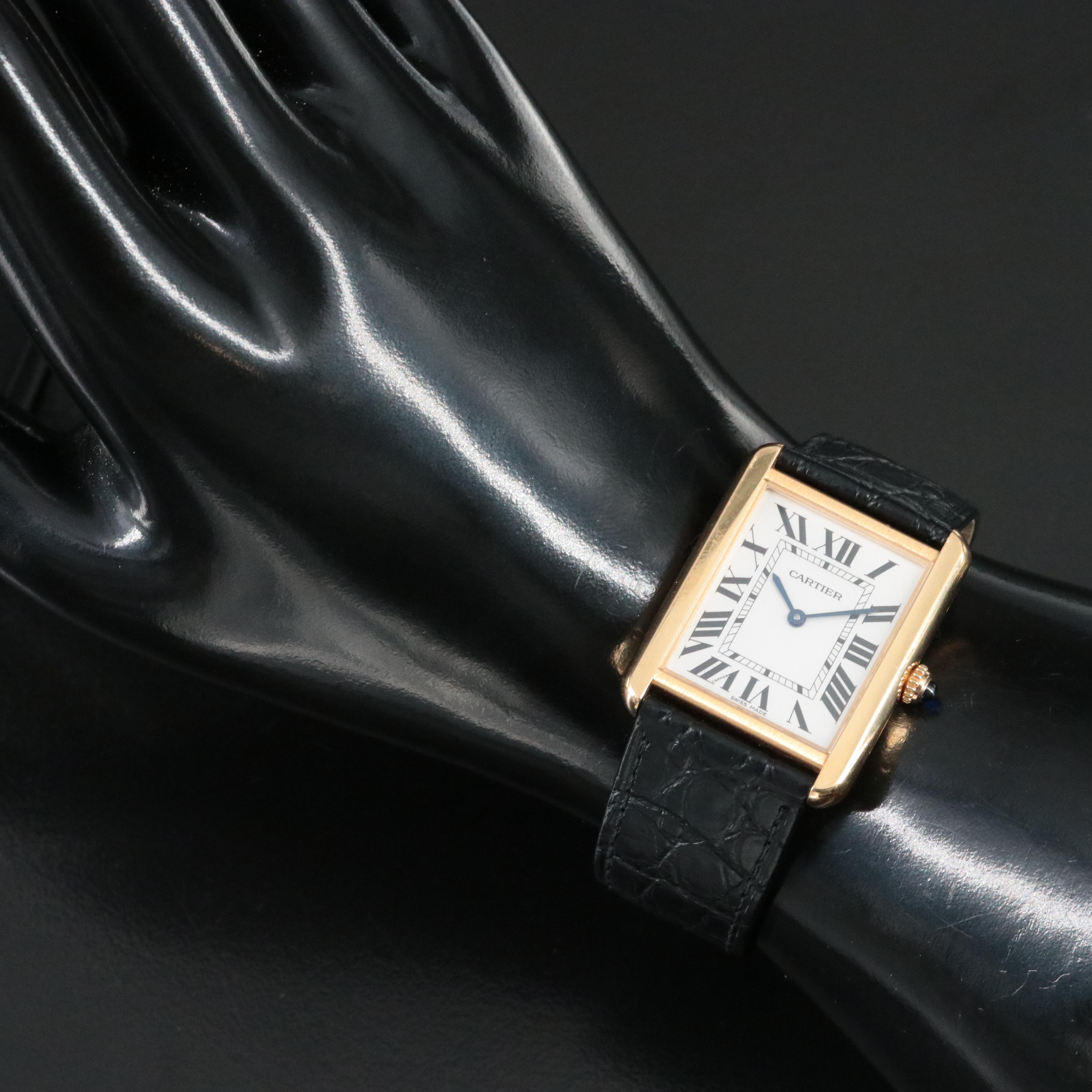 Cartier Tank Solo 18K and Stainless Steel Quartz Watch