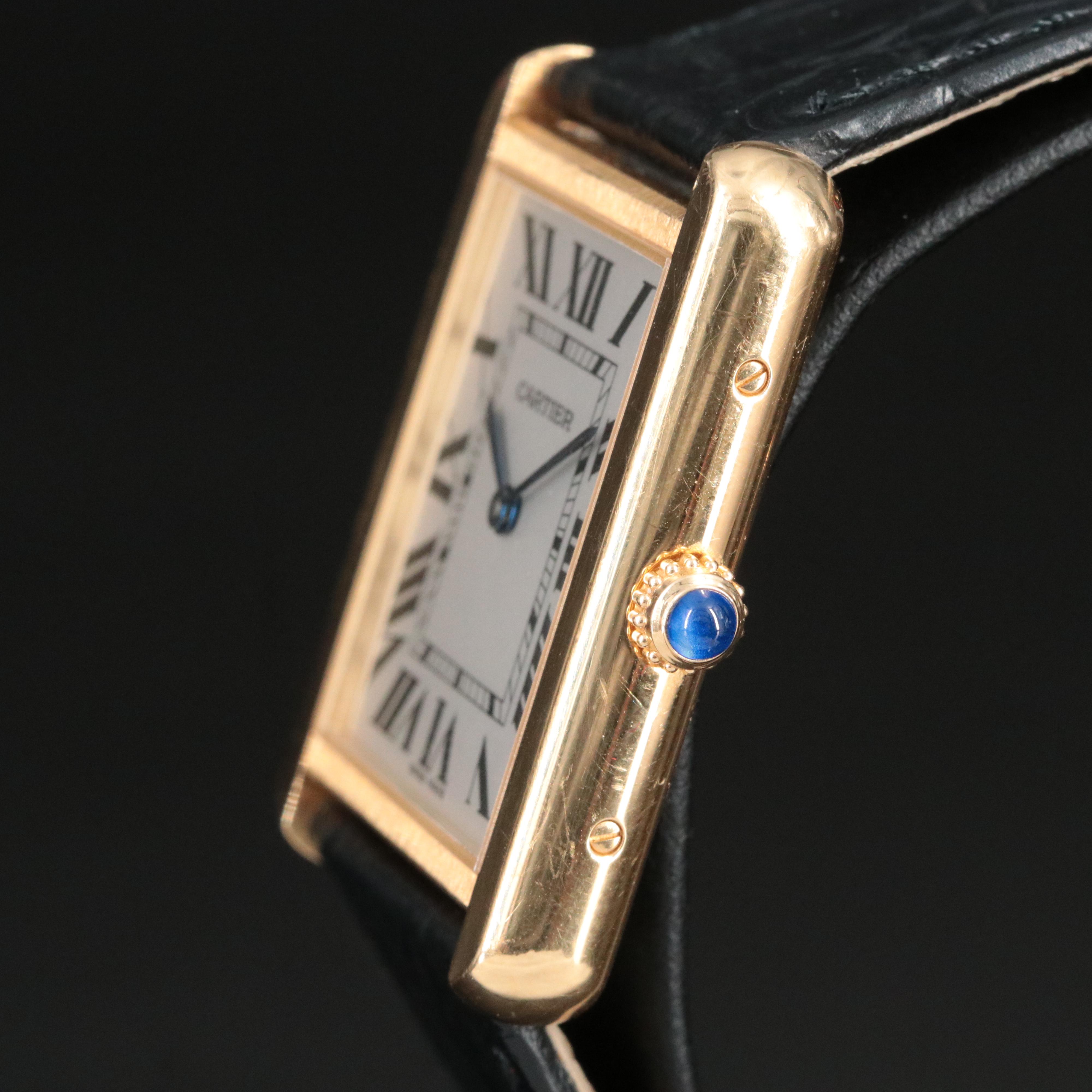 Cartier Tank Solo 18K and Stainless Steel Quartz Watch