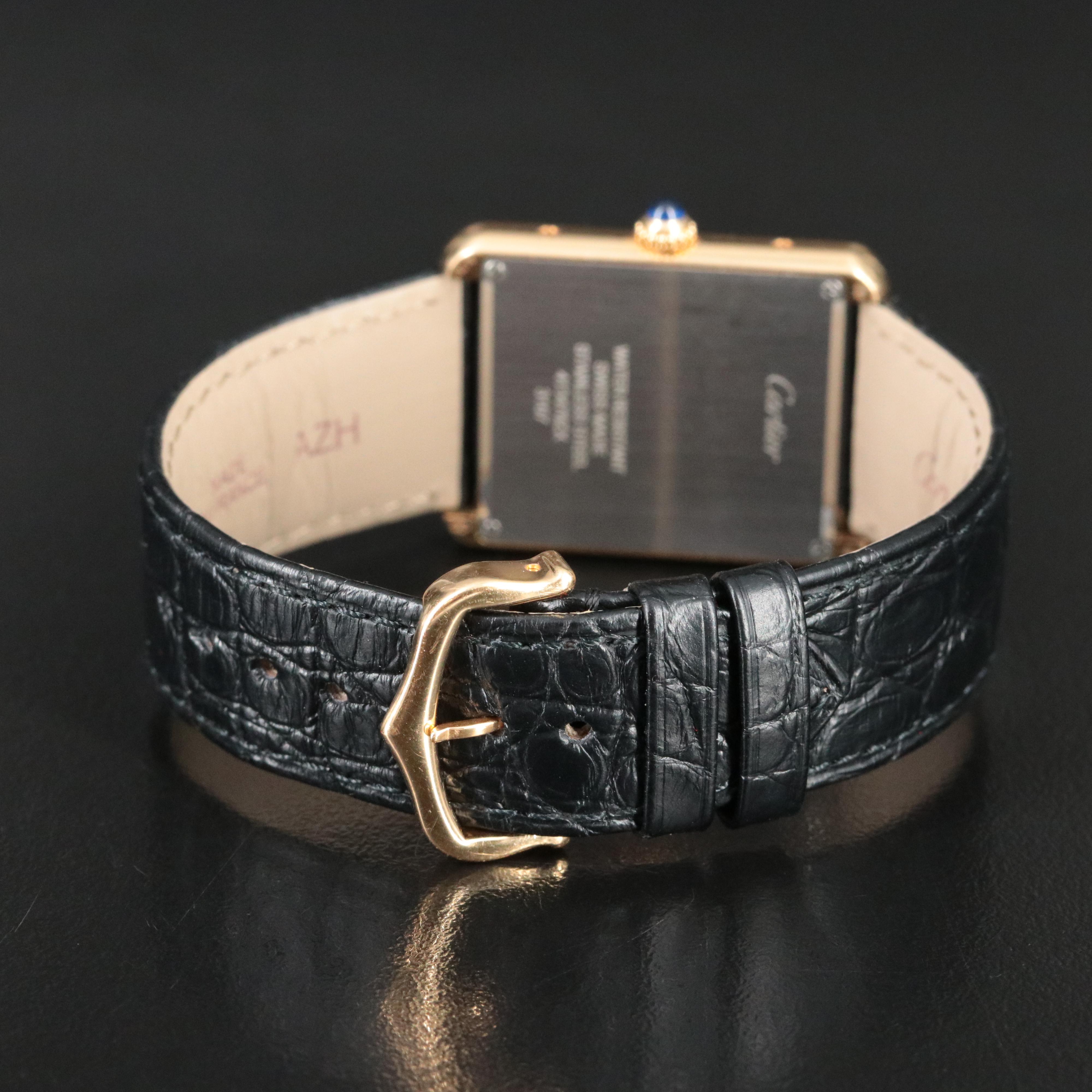 Cartier Tank Solo 18K and Stainless Steel Quartz Watch