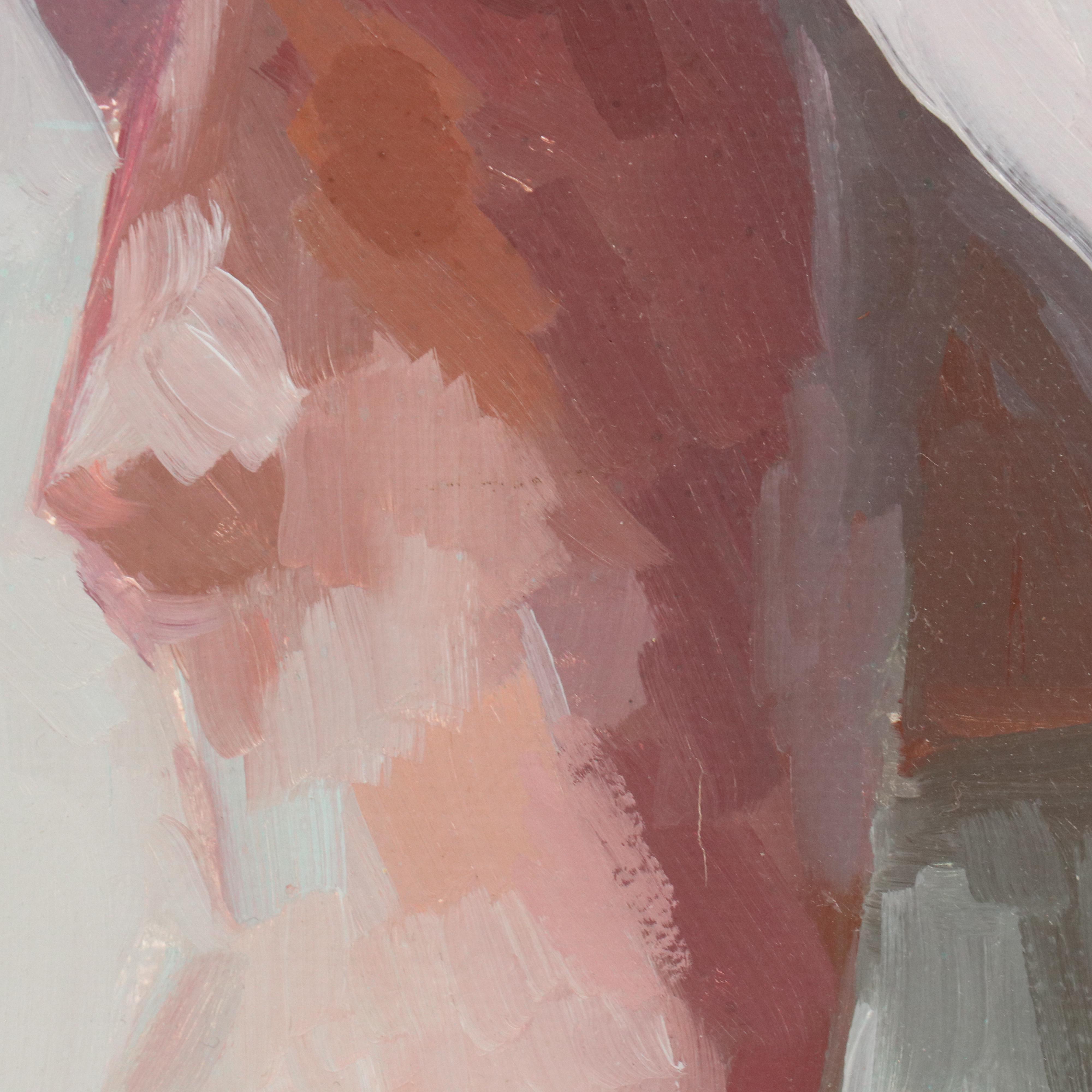 Oil Painting with Female Nude "Study," 2010