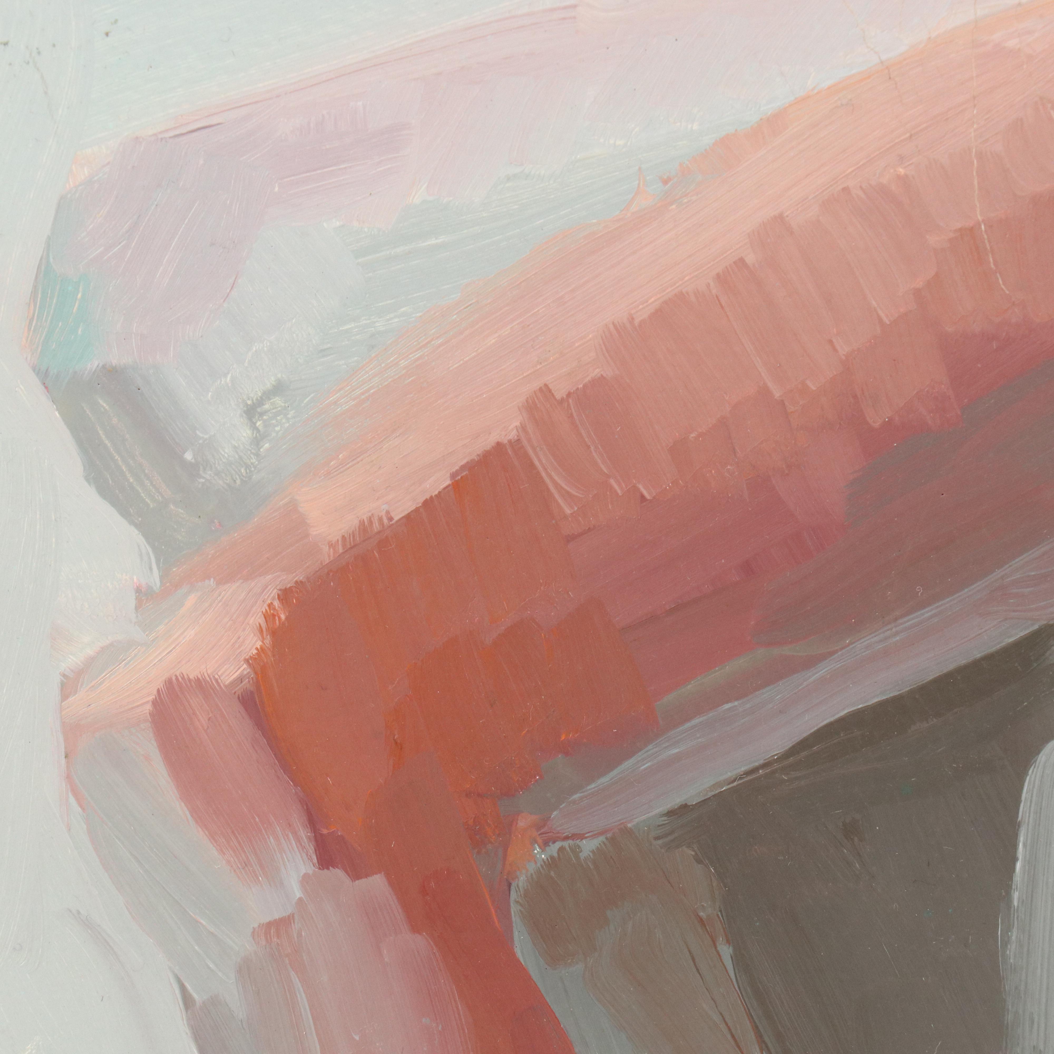 Oil Painting with Female Nude "Study," 2010