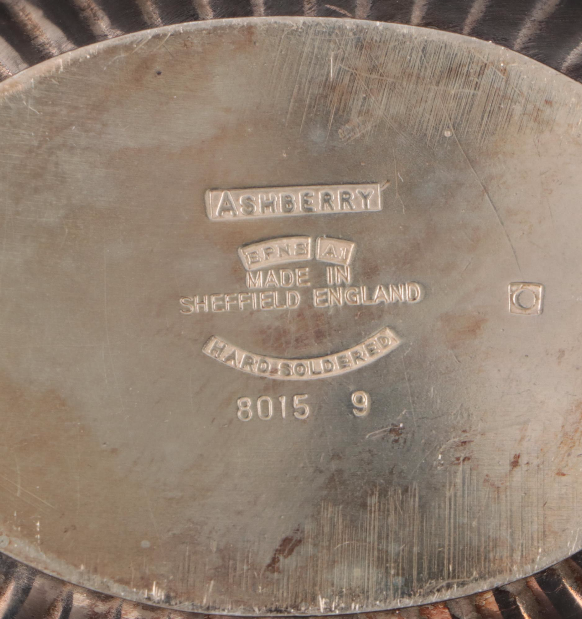 Ashberry Georgian Style Silver Plate Tea and Coffee Set, Early to Mid-20th C.