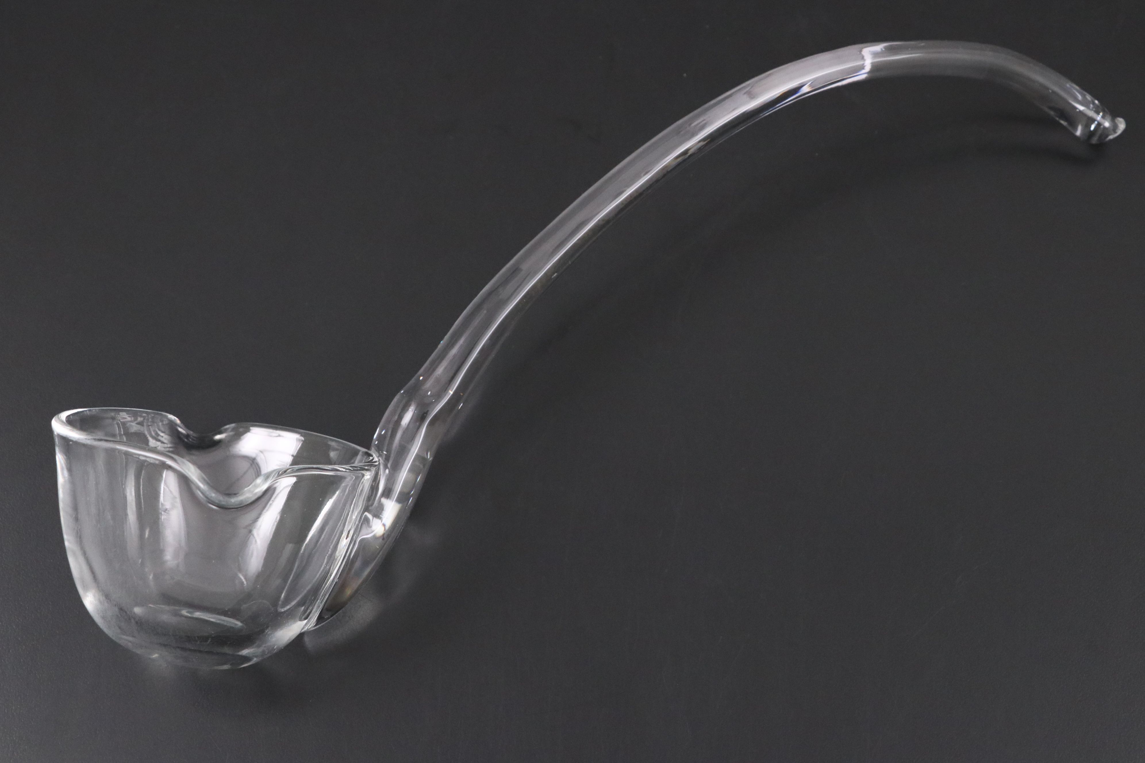 Heisey "Queen Ann" Punch Bowl and Stand, with Ladle and Punch Cups