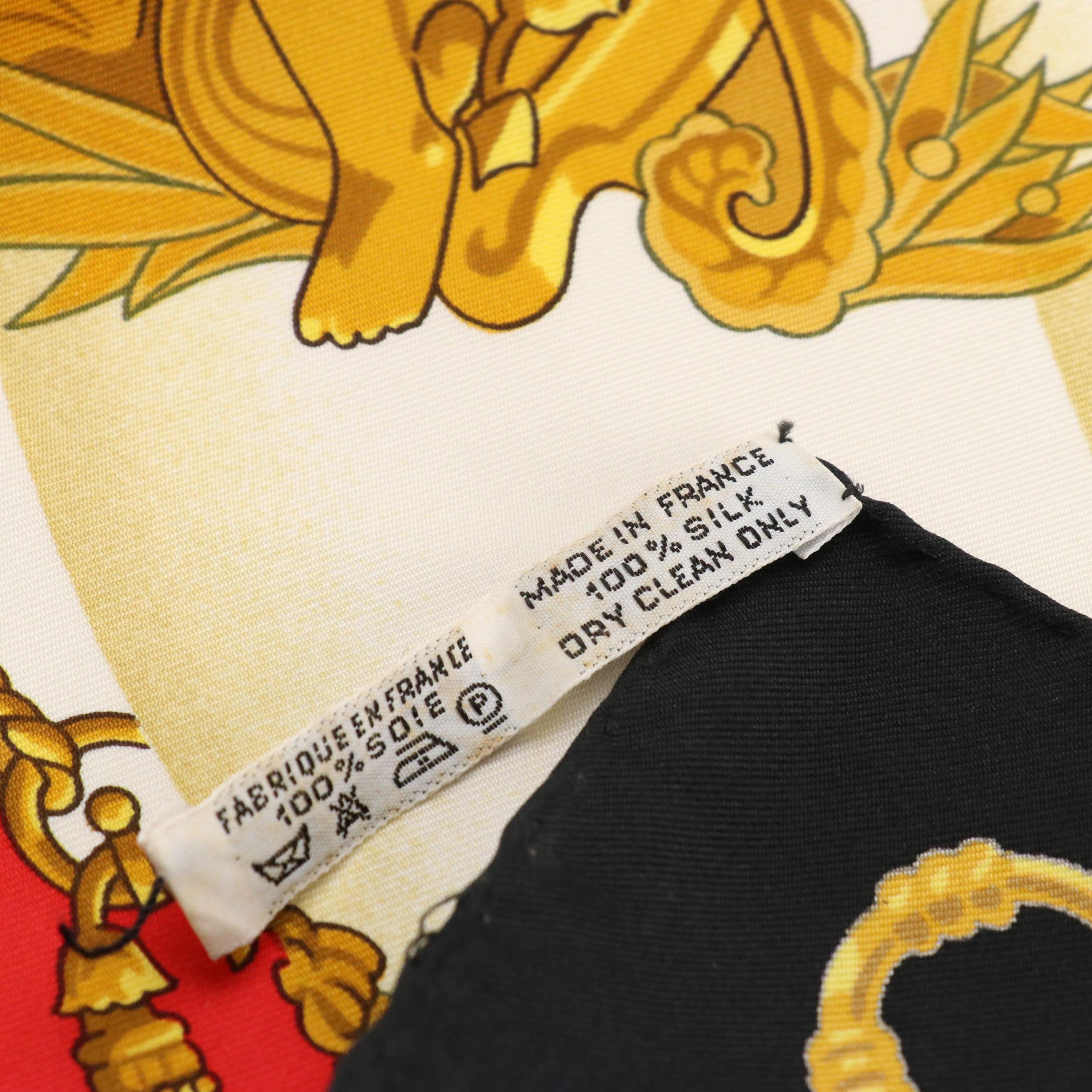 Hermès "Soleil de Soie" Scarf 90 in Silk Twill