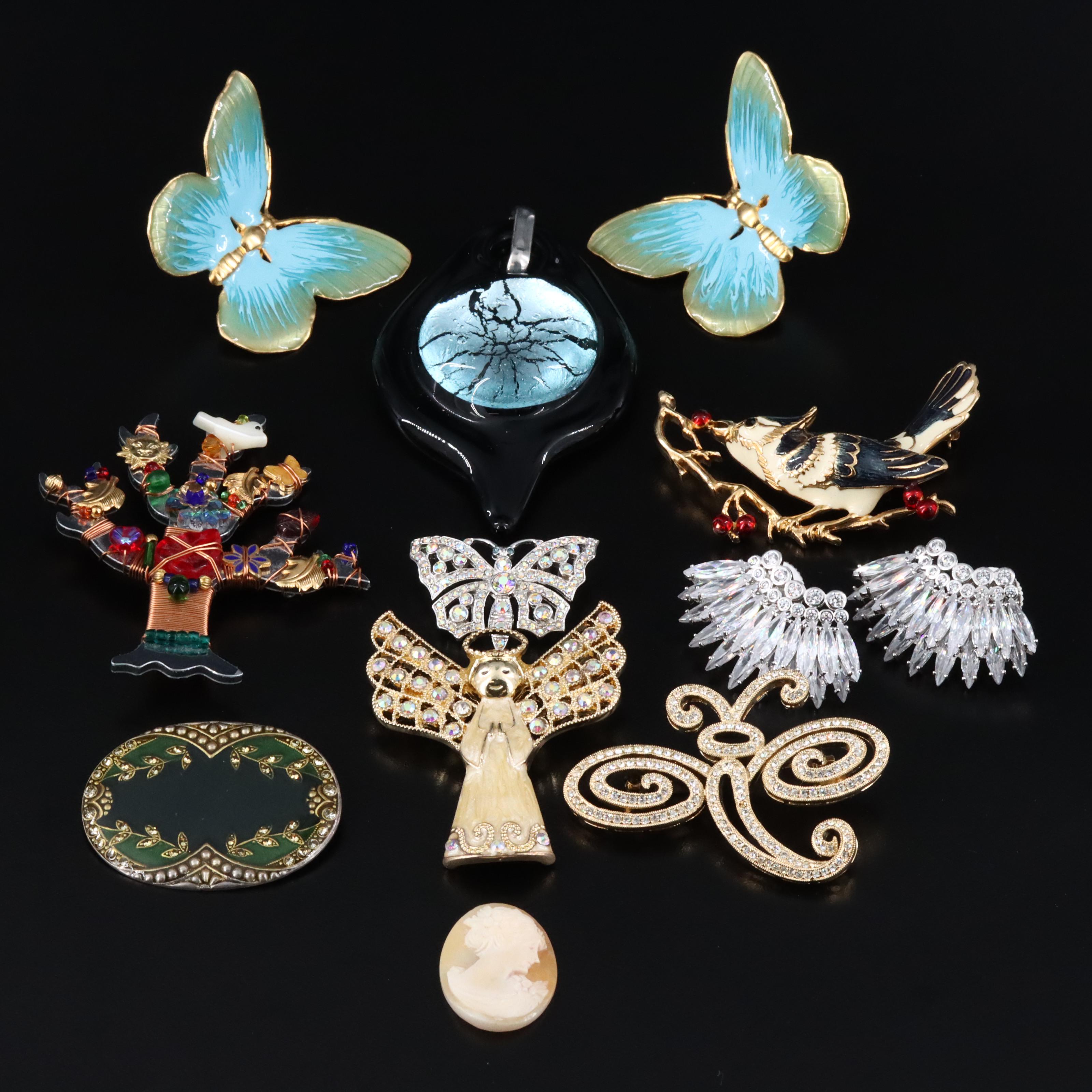 Liztech "Tree of Life" Brooch and Catherine Popesco Featured in Jewelry
