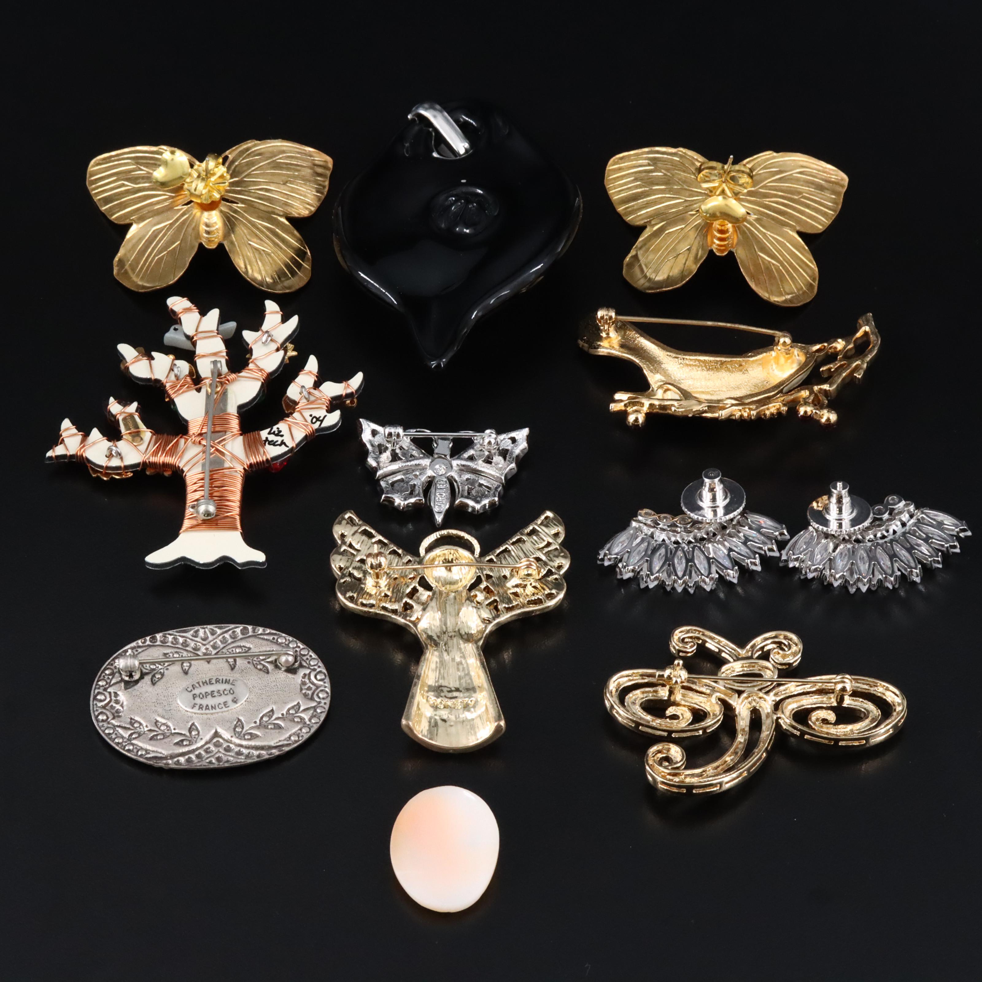 Liztech "Tree of Life" Brooch and Catherine Popesco Featured in Jewelry