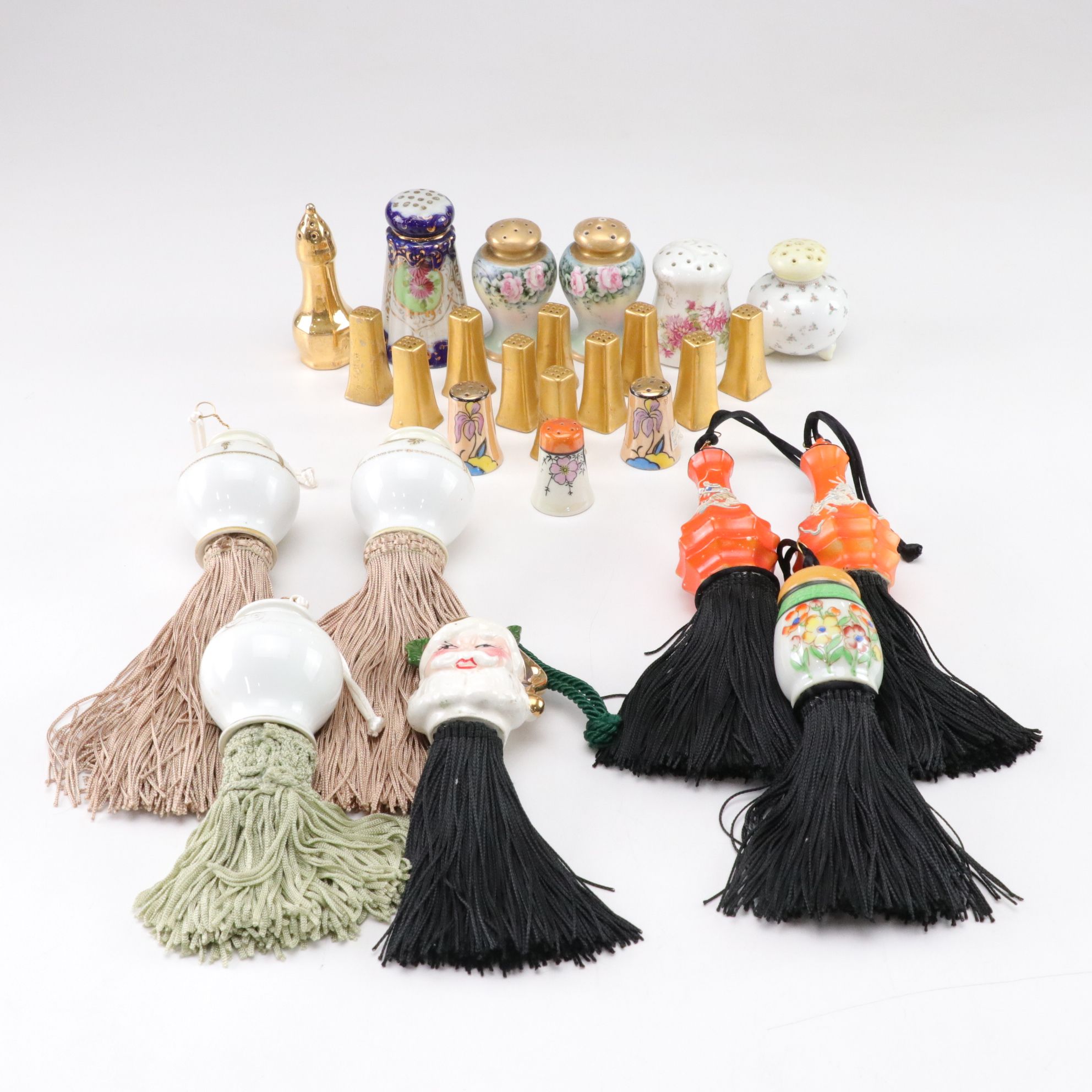 China Salt and Pepper Shakers and Ornamments