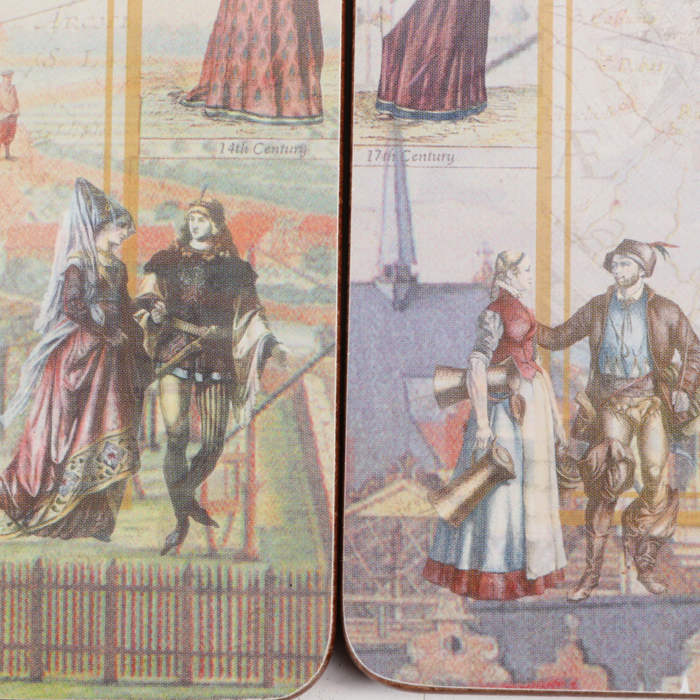 Lady Clare History of the World Hard Placemats